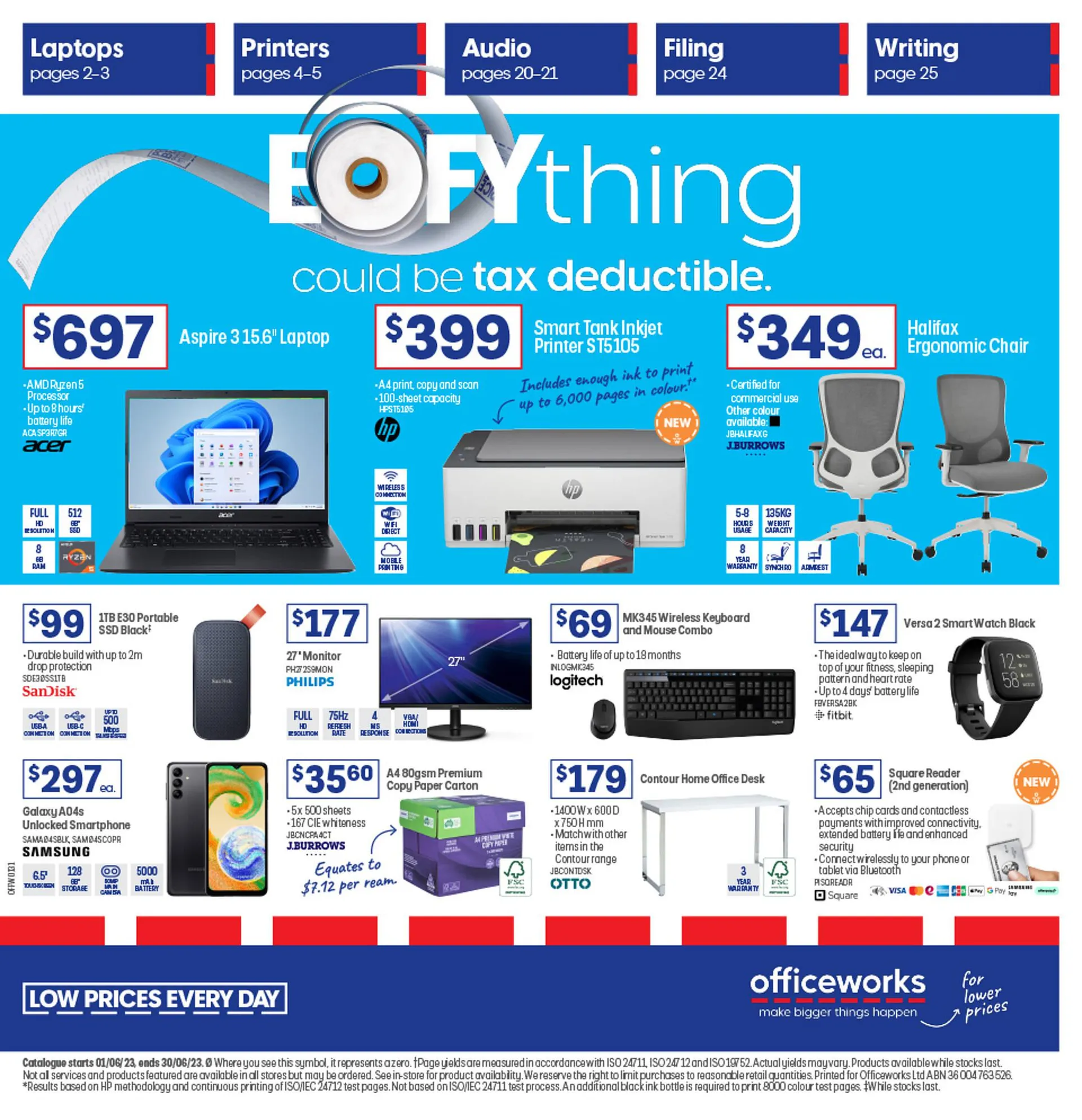 Officeworks catalogue - 1