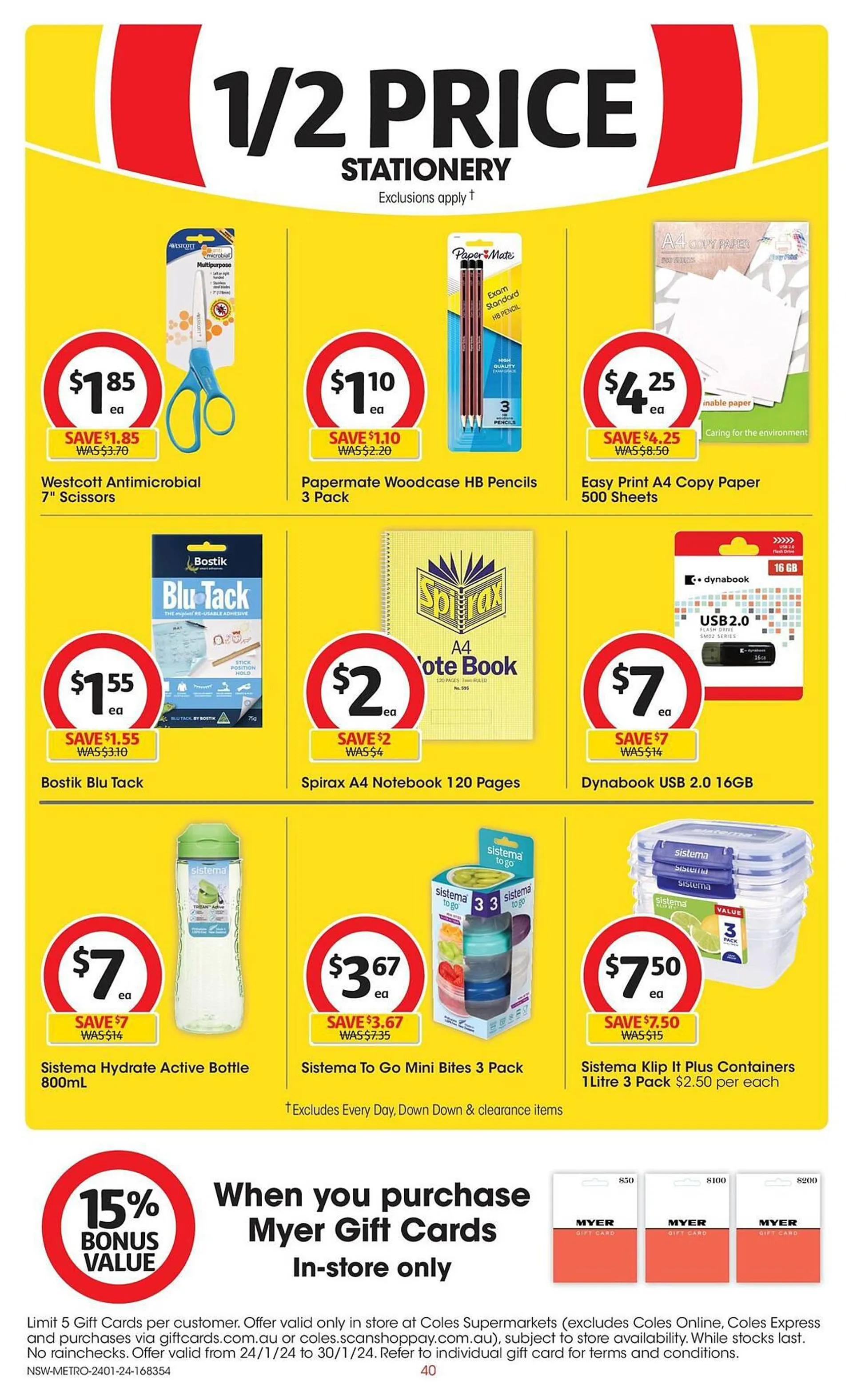 Coles catalogue - Catalogue valid from 24 January to 30 January 2024 - page 40