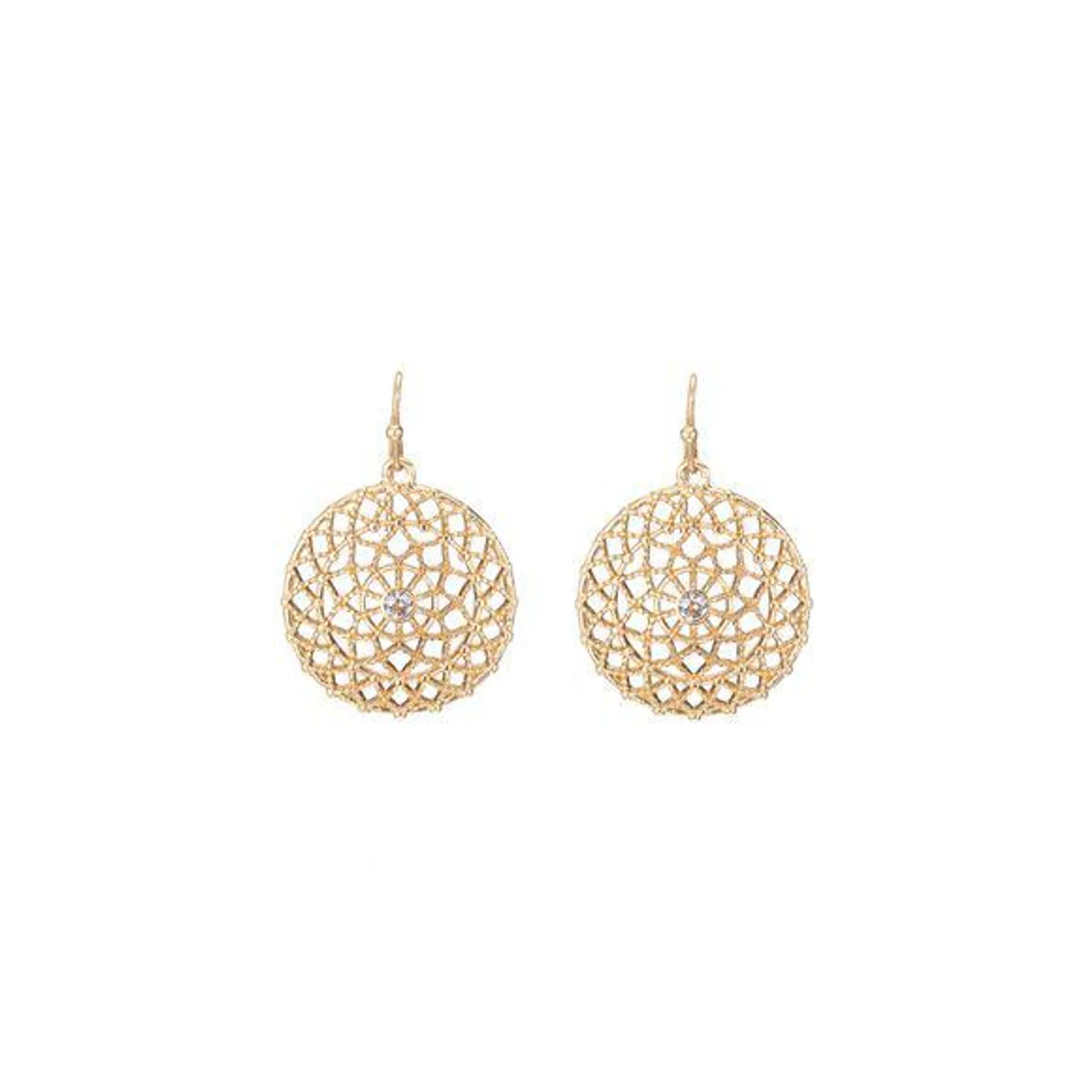 Filigree Medallion Earring