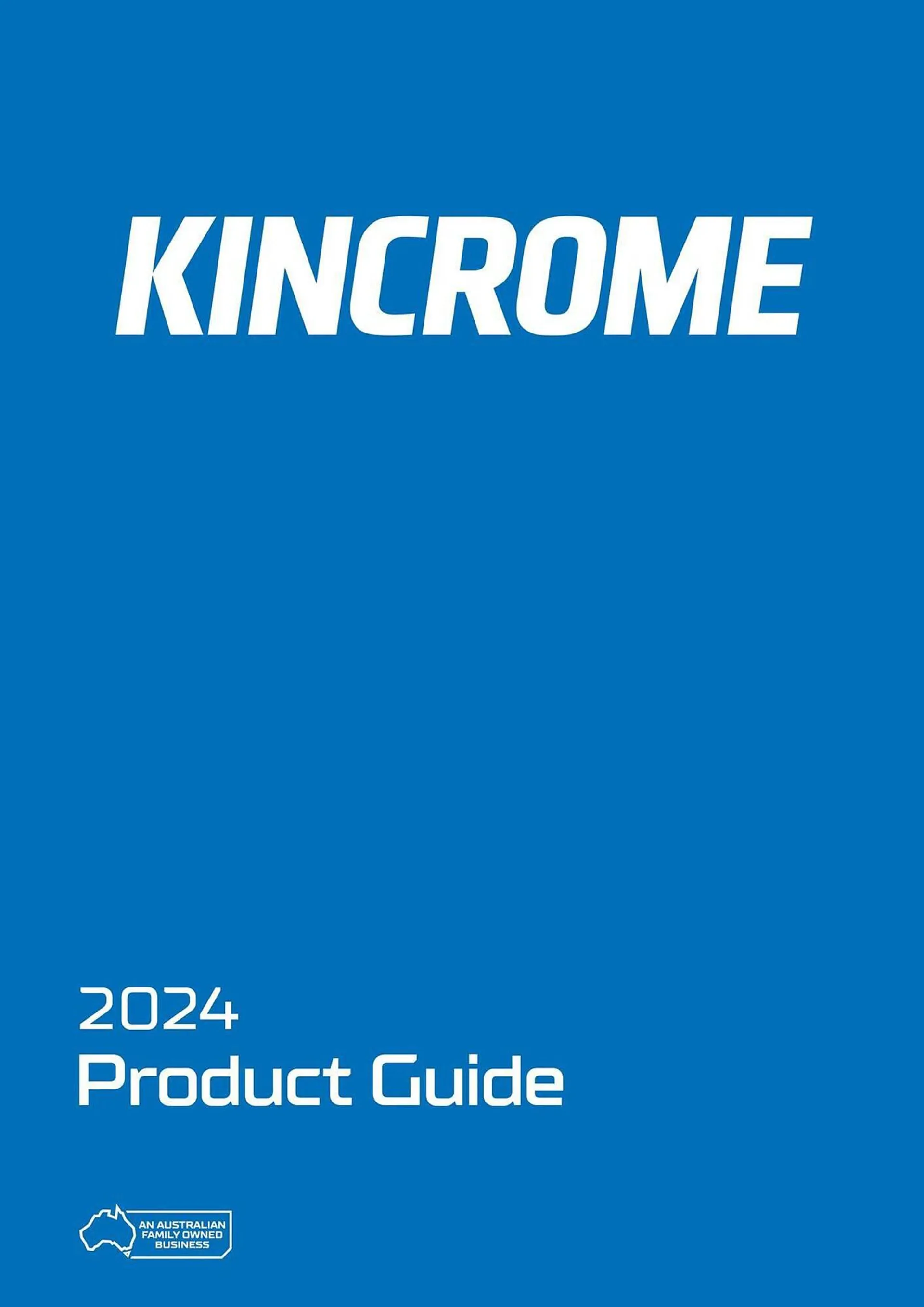 Kincrome catalogue - Catalogue valid from 25 March to 31 December 2024 - page 
