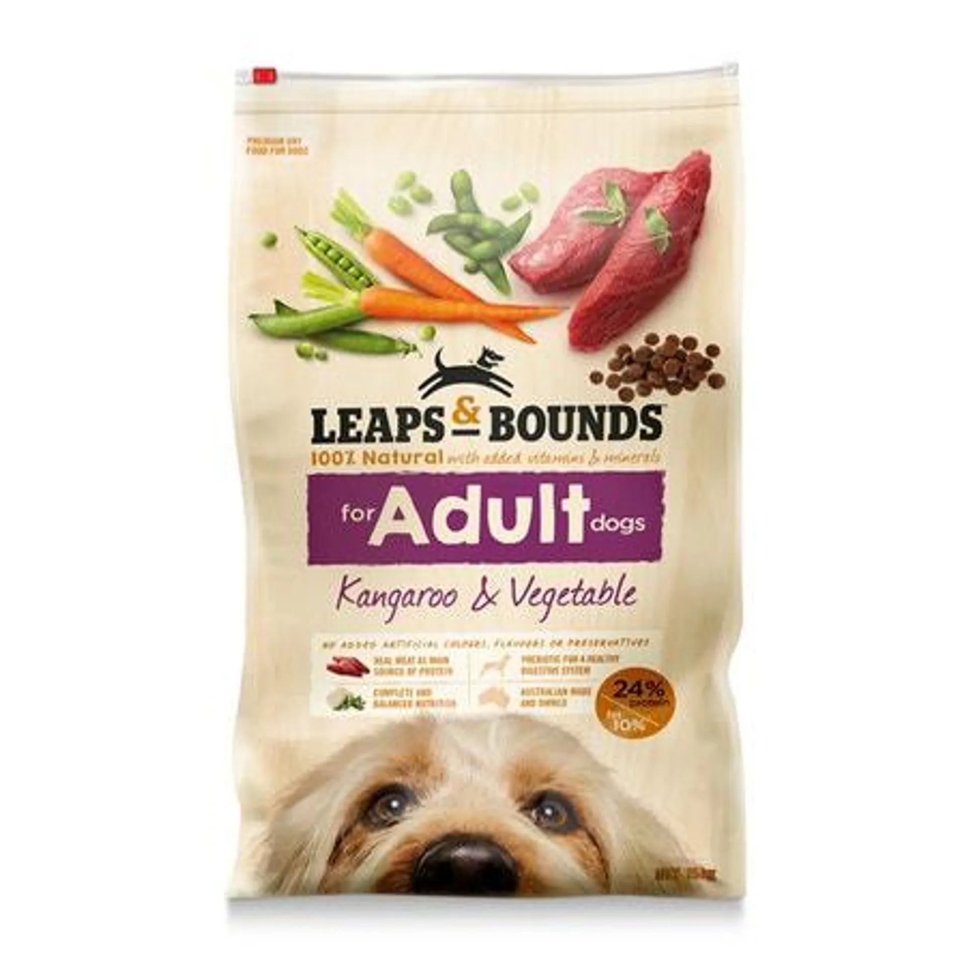 Leaps & Bounds Kangaroo & Vegetable Adult Dog Food