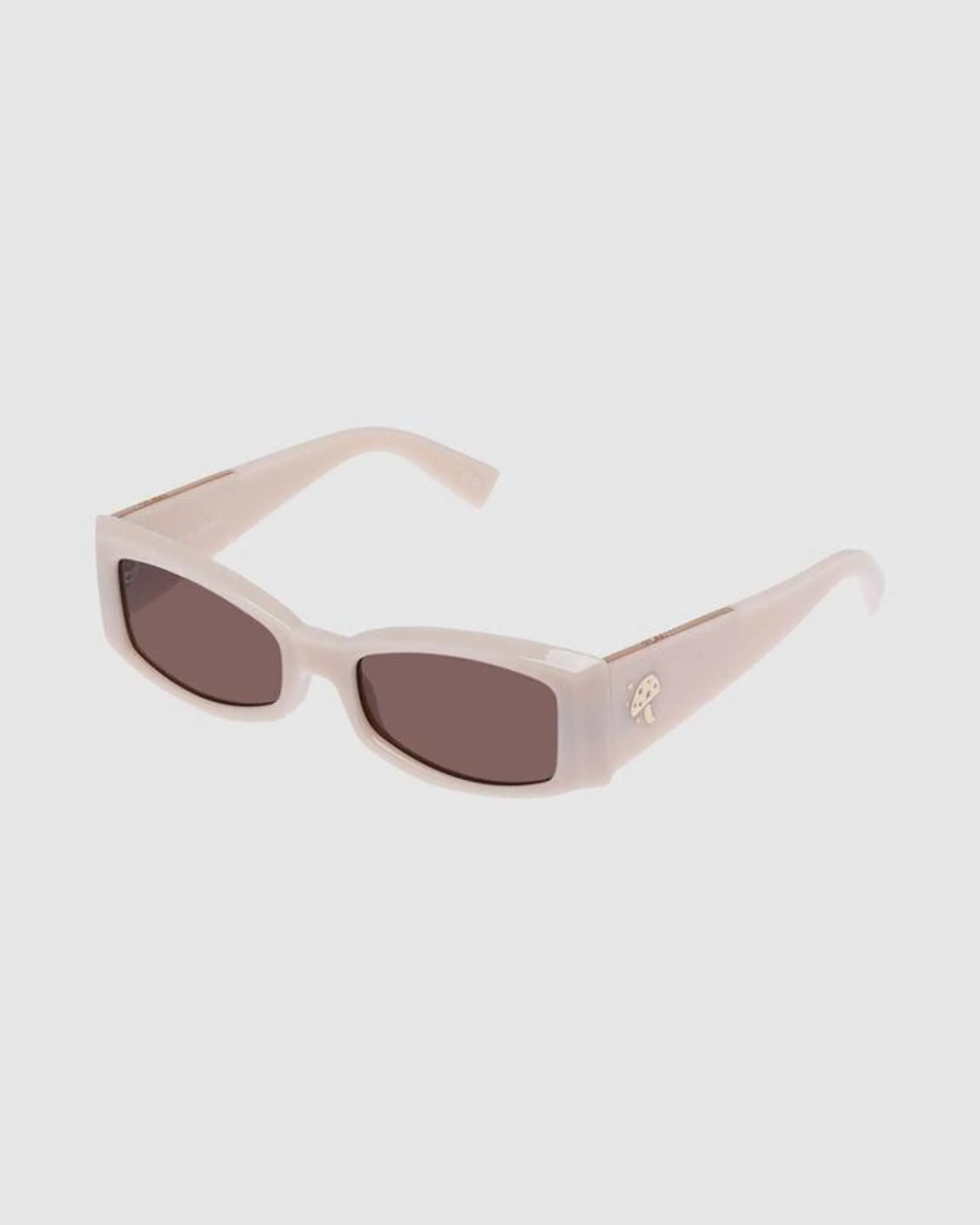 Afends X Le Specs Pretense Sunglasses Off White