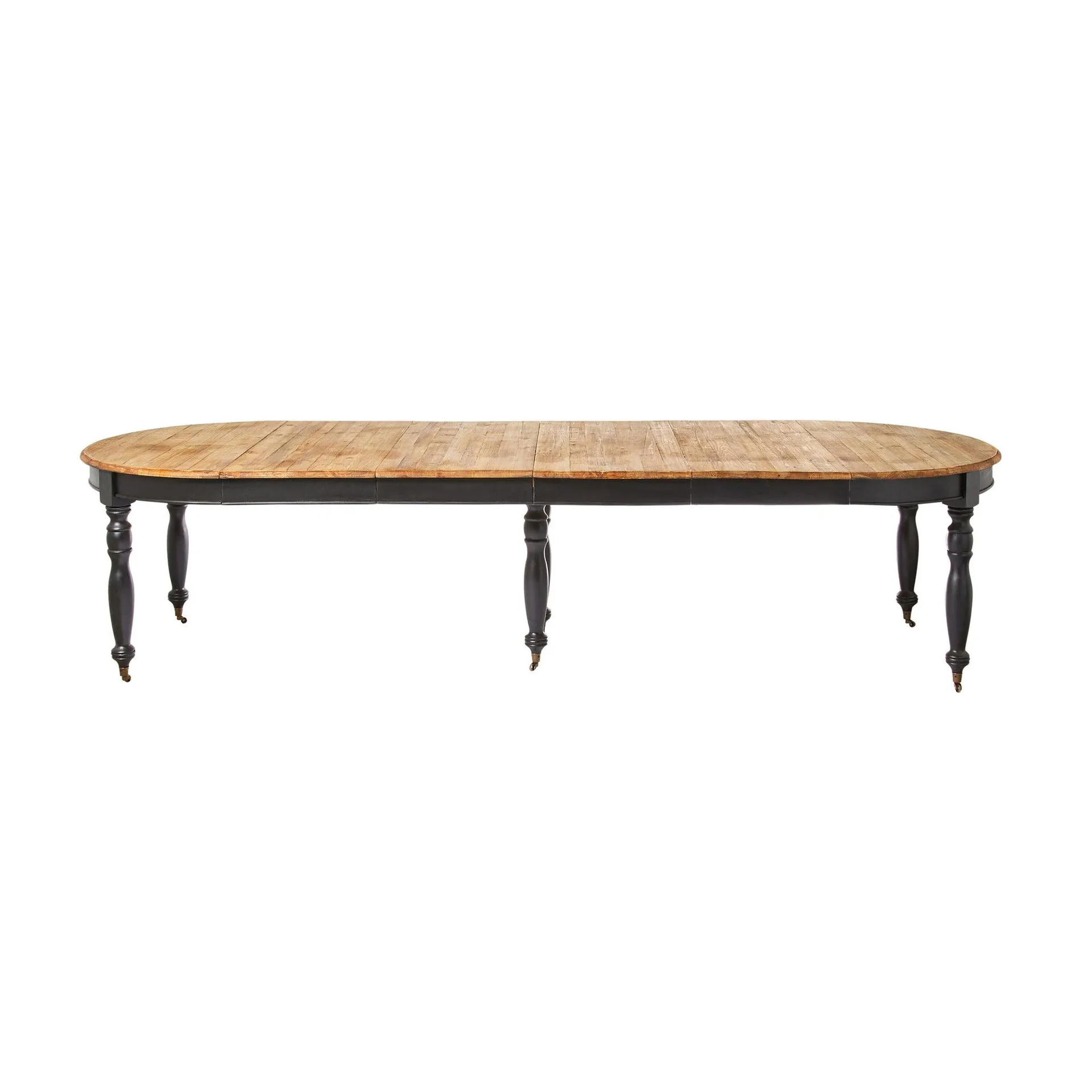 Annalise Extension Dining Table 124cm (Ext 326cm) Black