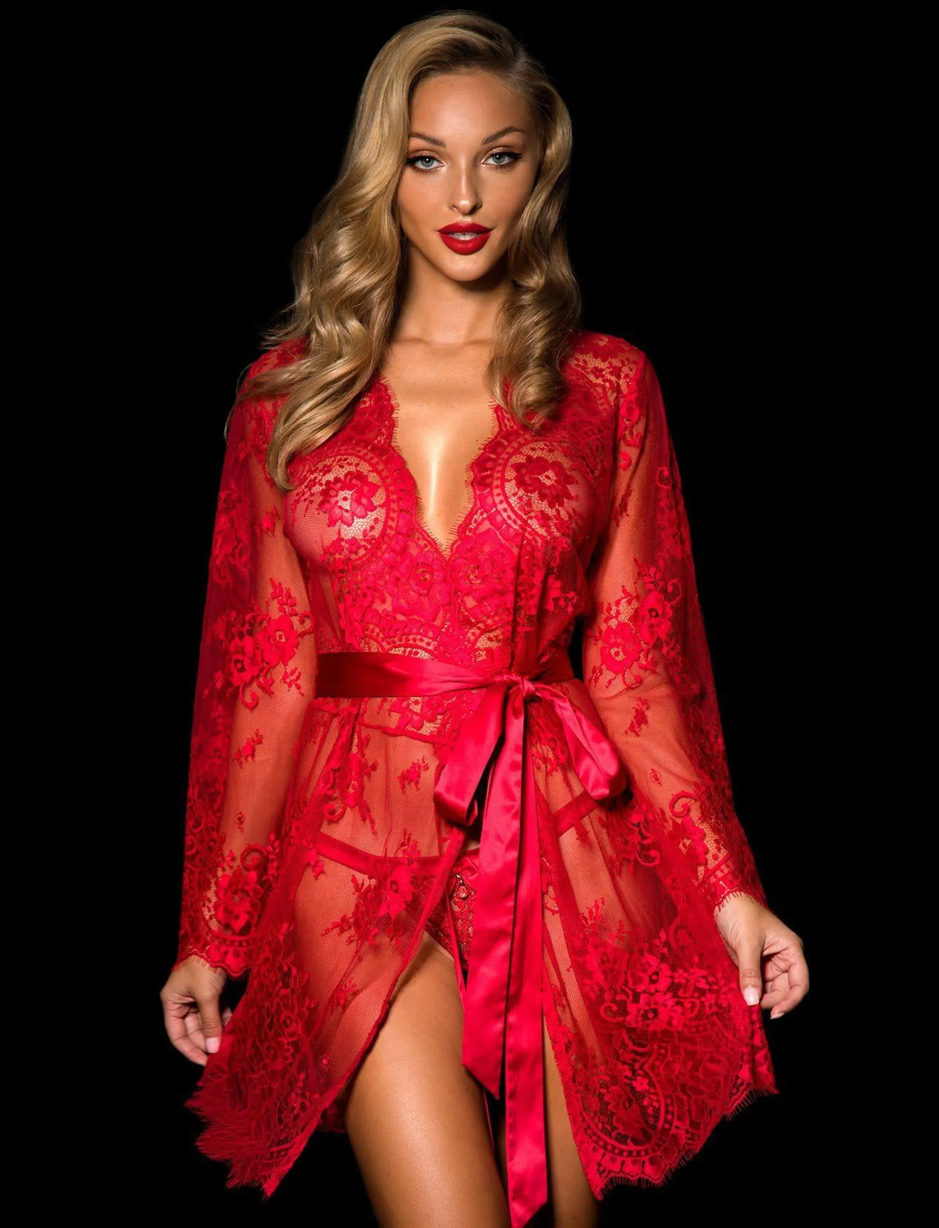 Red Love Lace