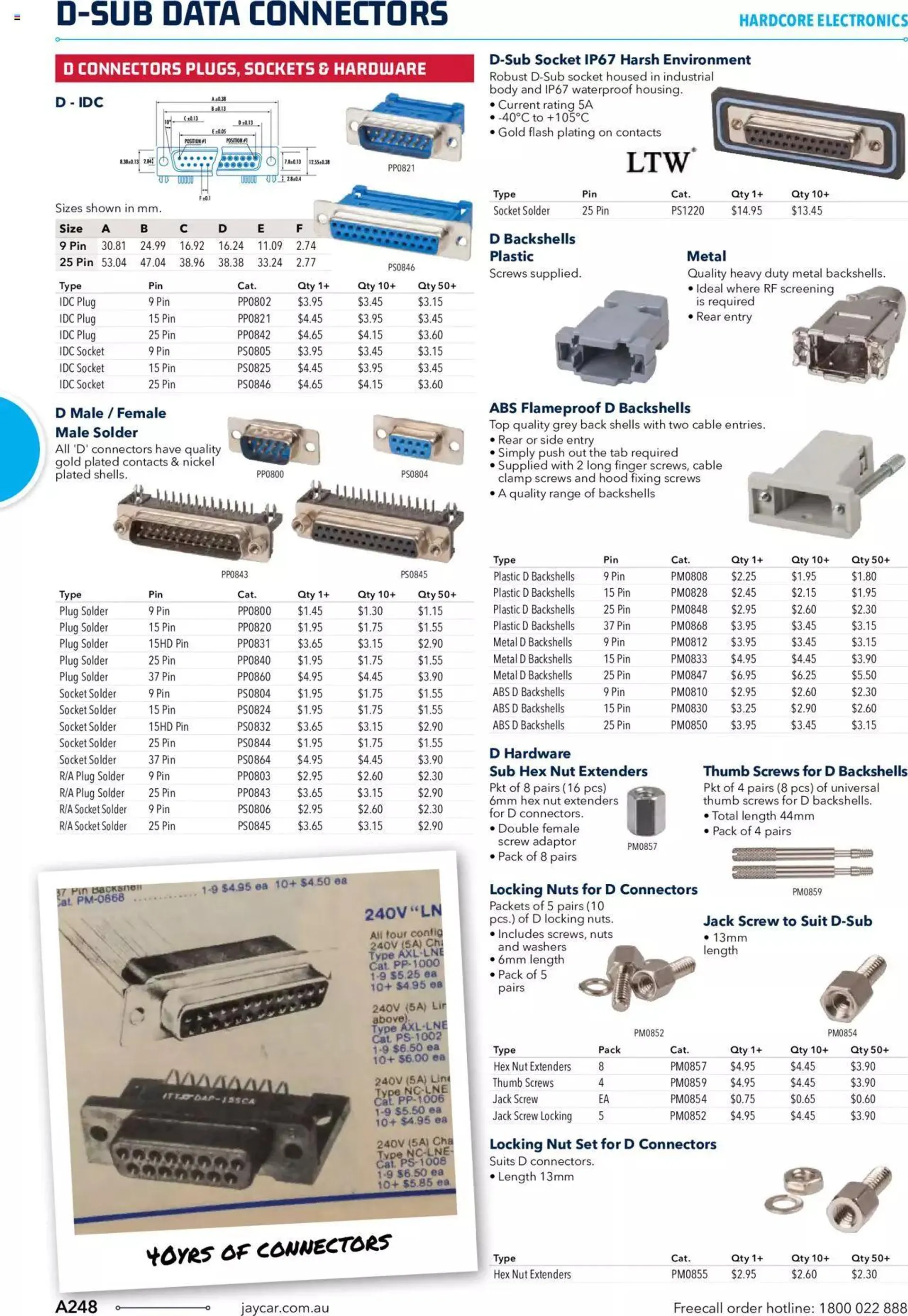 Jaycar Catalogue 2021/22 Engineering And Scientific Catalogue Back - 247