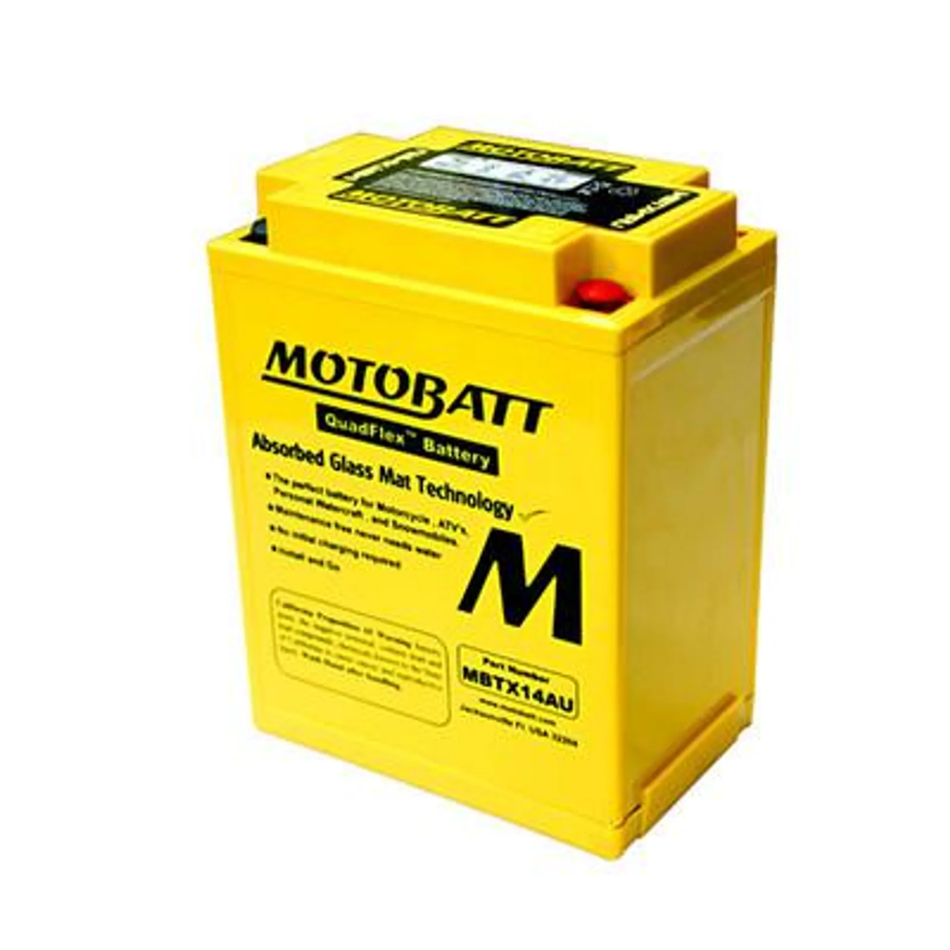 MBTX14AU 12V Motobatt Battery