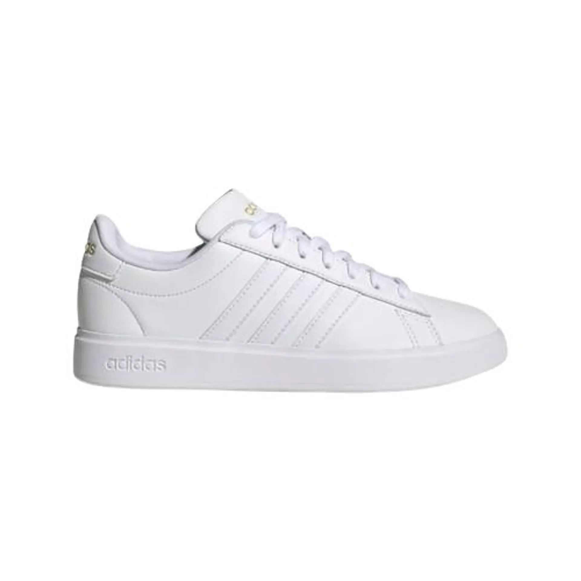 ADIDAS GRAND COURT CLOUDFOAM - WOMEN - WHITE/GOLD