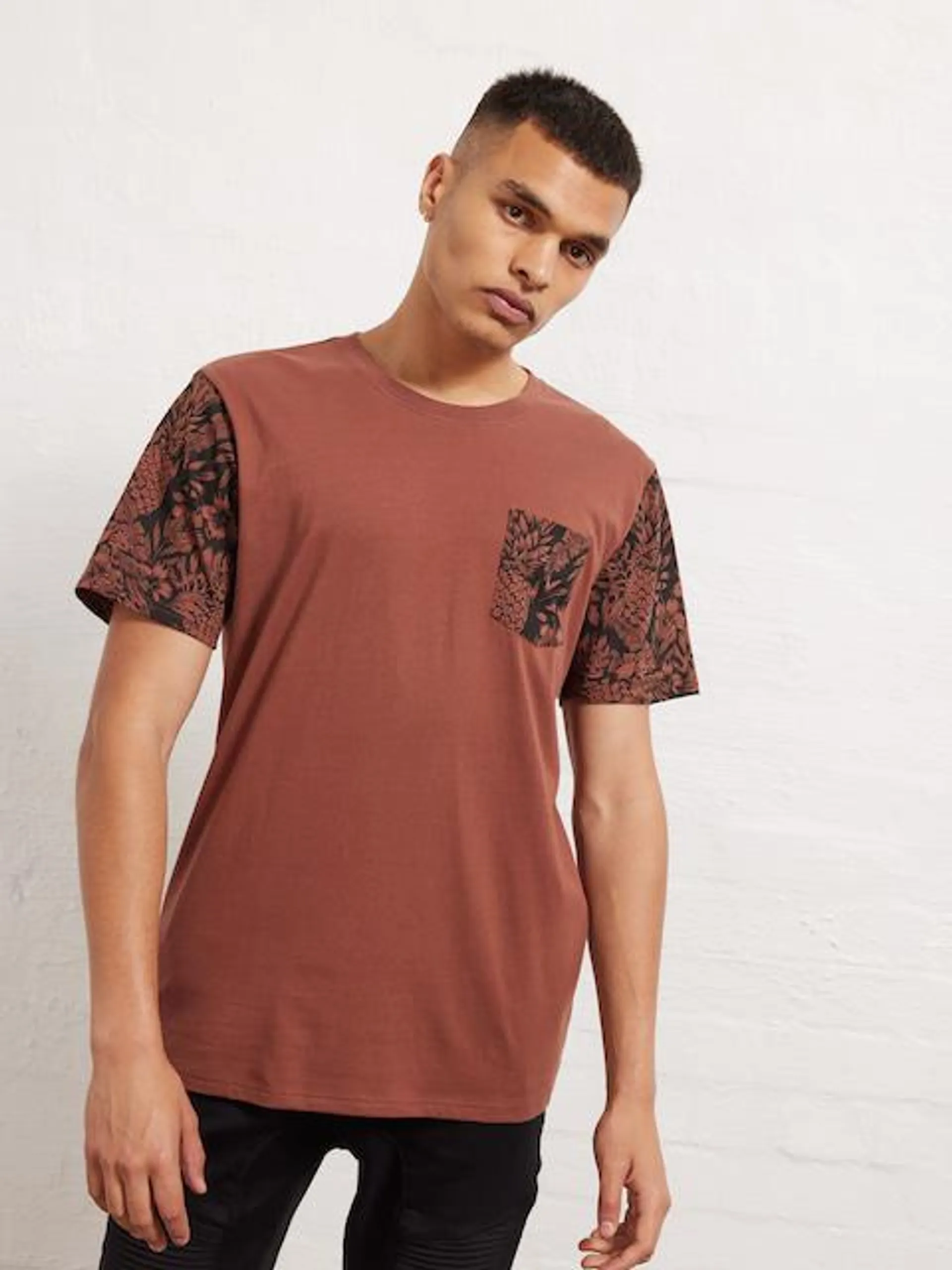 Tobacco Pocket Tropical Tee