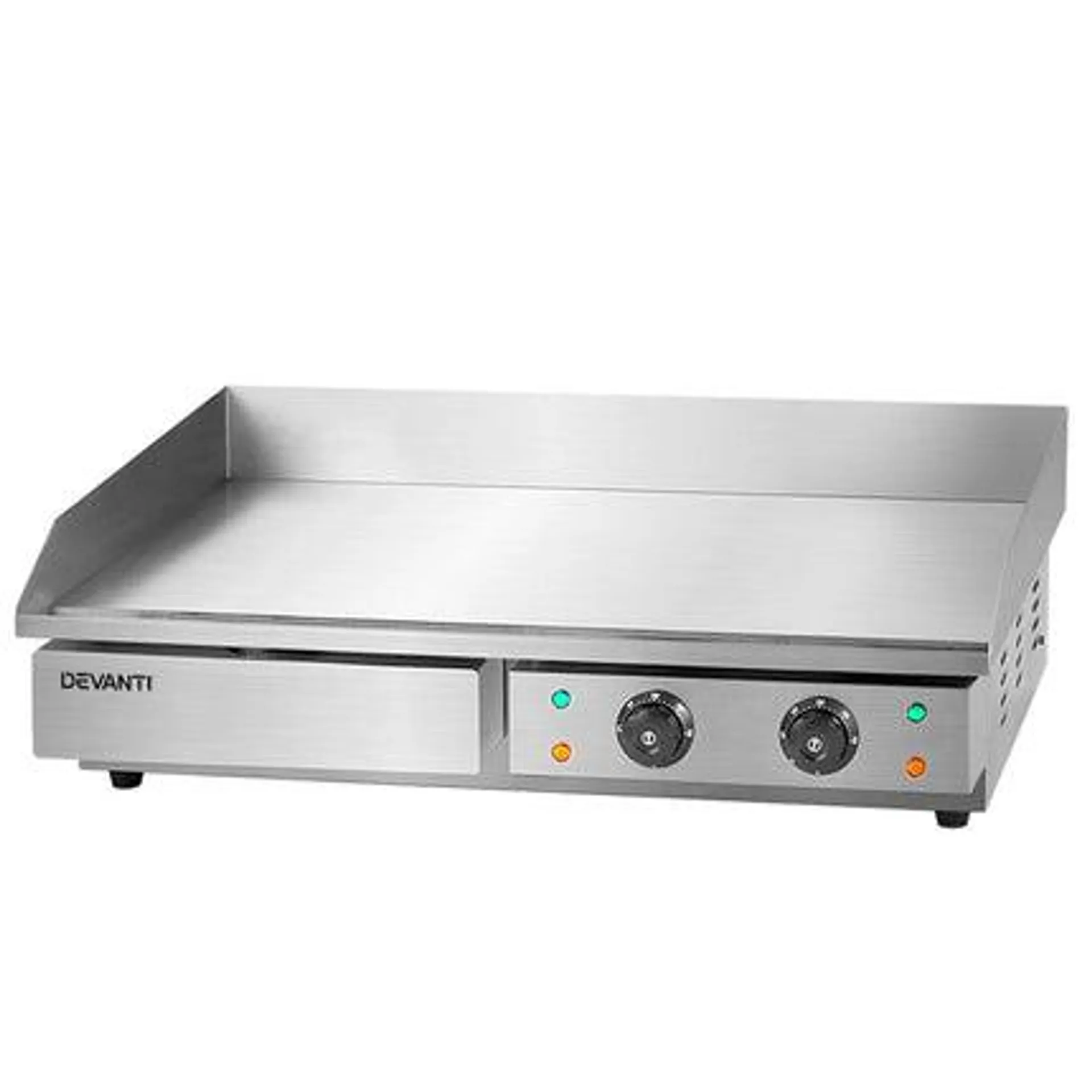 Commercial Electric Griddle BBQ Grill Hot Plate Stainless Steel 4400W