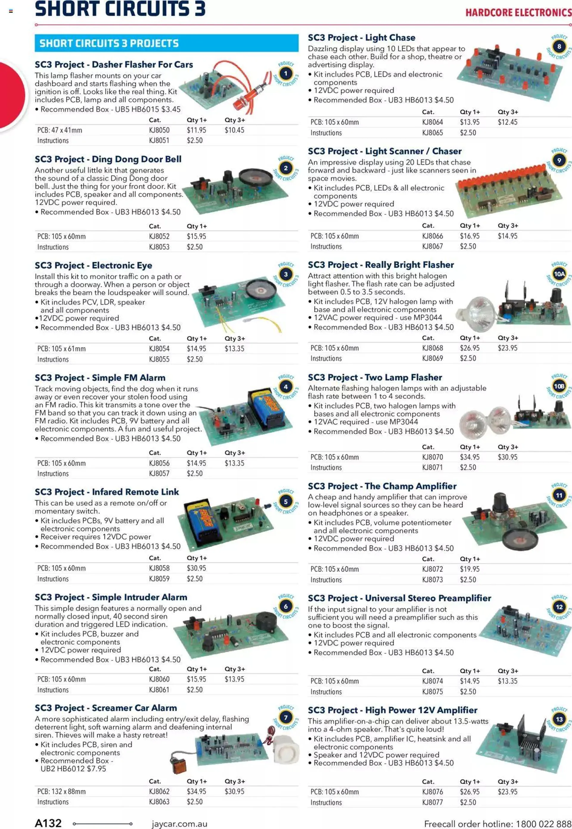 Jaycar Engineering And Scientific Catalogue Back - Catalogue valid from 27 October to 31 January 2024 - page 132