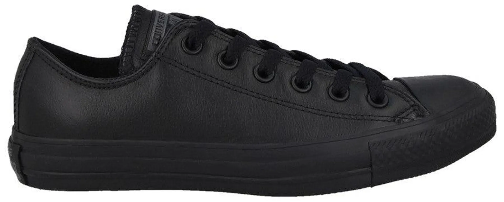 CONVERSE CHUCK TAYLOR LEATHER - UNISEX -MONOCHROME BLACK