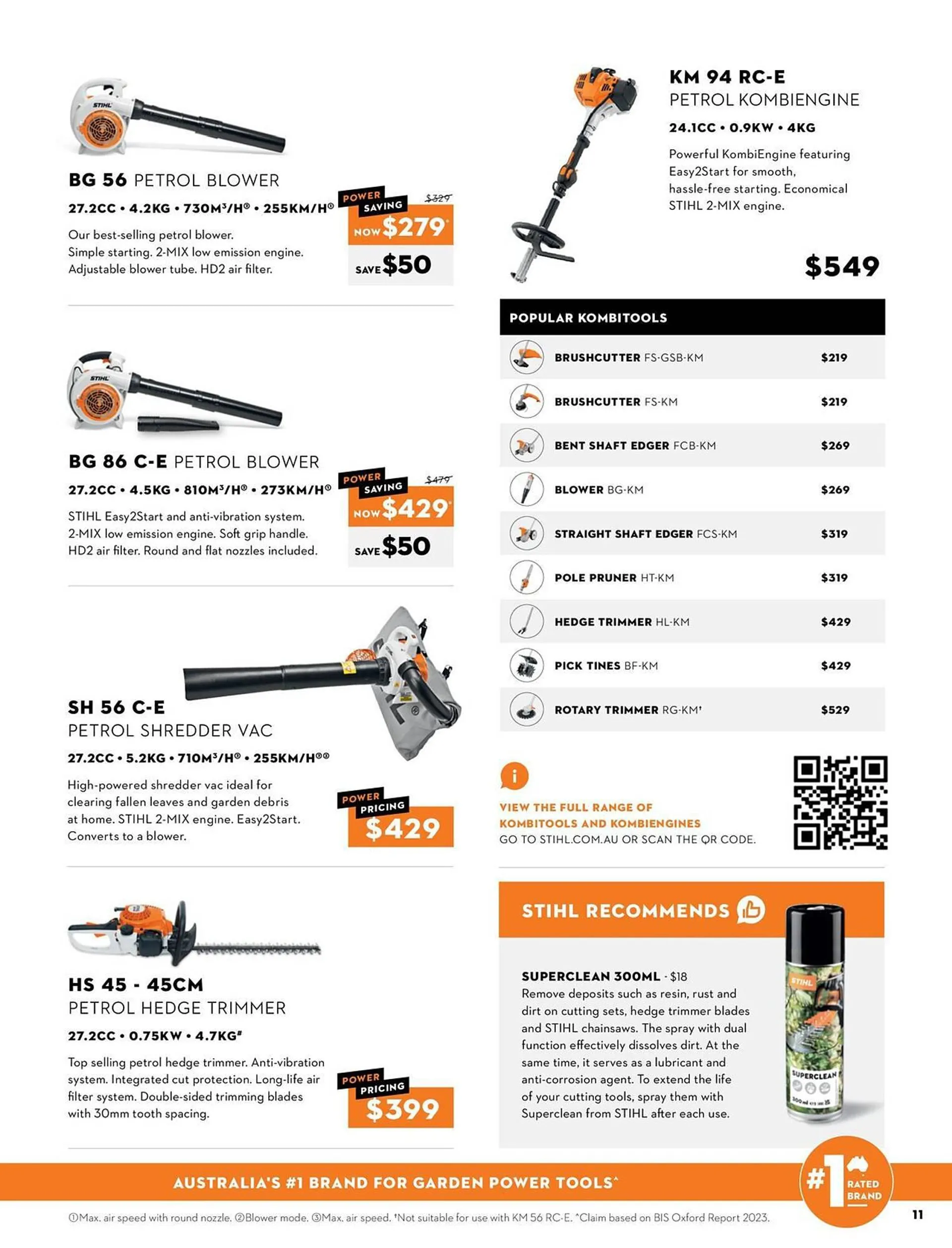 STIHL catalogue - Catalogue valid from 3 January to 29 February 2024 - page 11