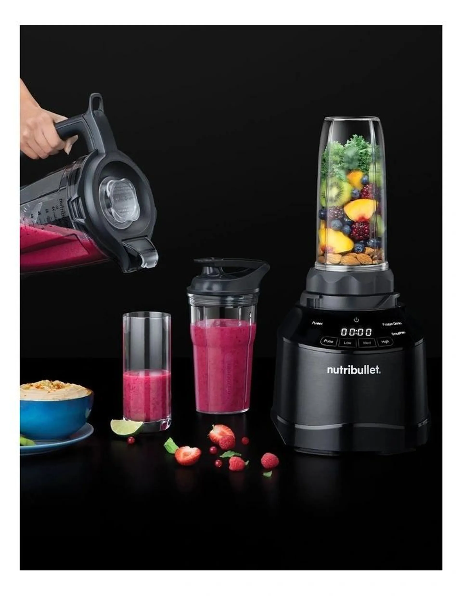 Smart Touch Blender Combo in Black (NBF07520)