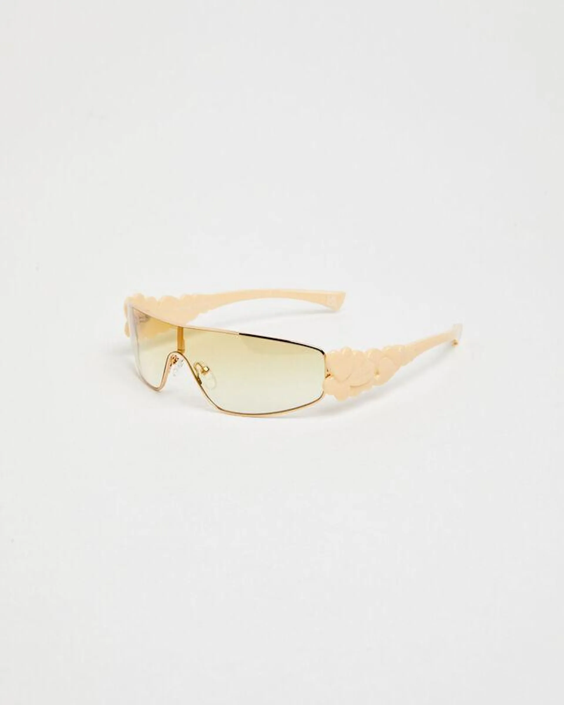 Temptress Sunglasses Bright Gold/Tan