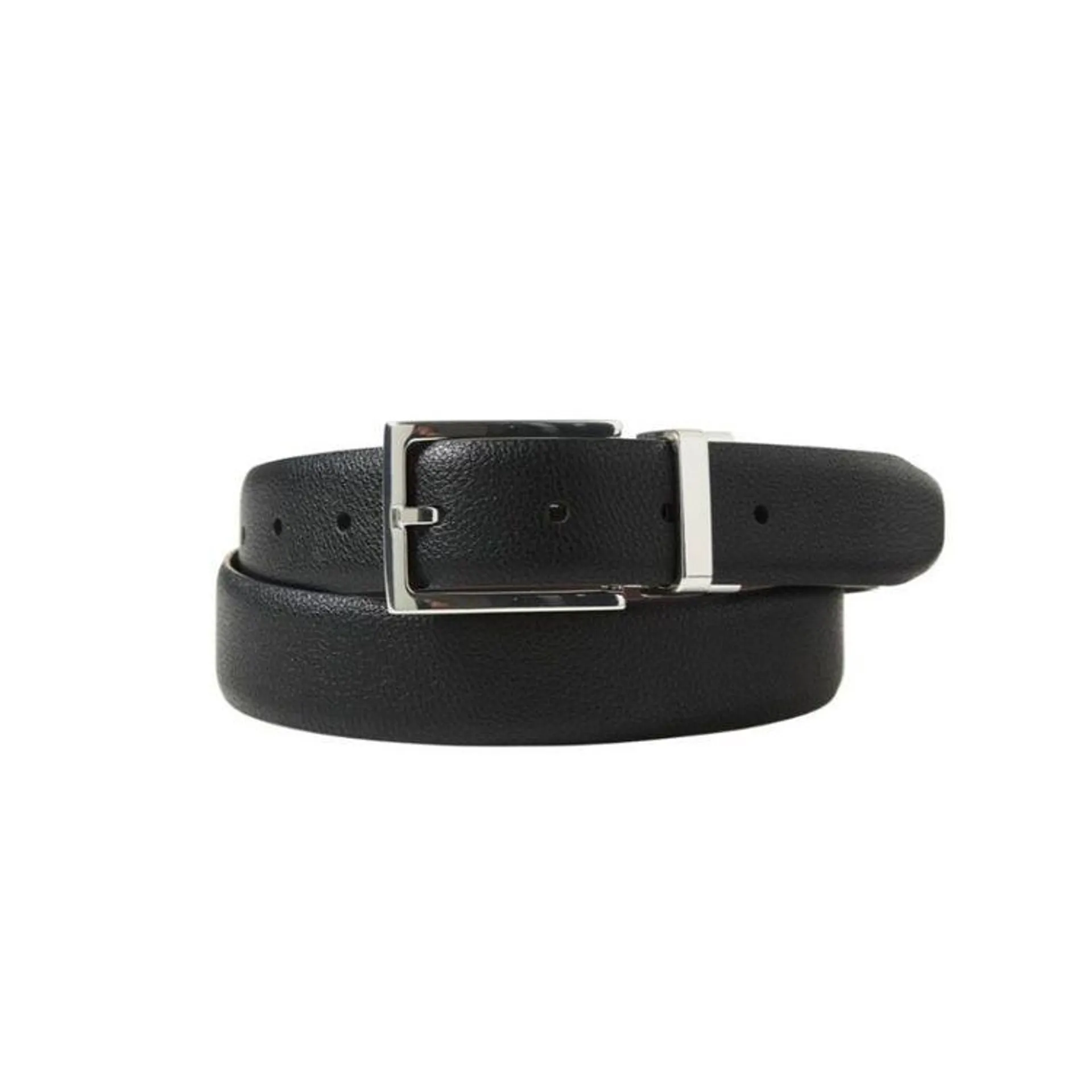 Van Heusen Men's Pin Buckle Reversible Belt Black