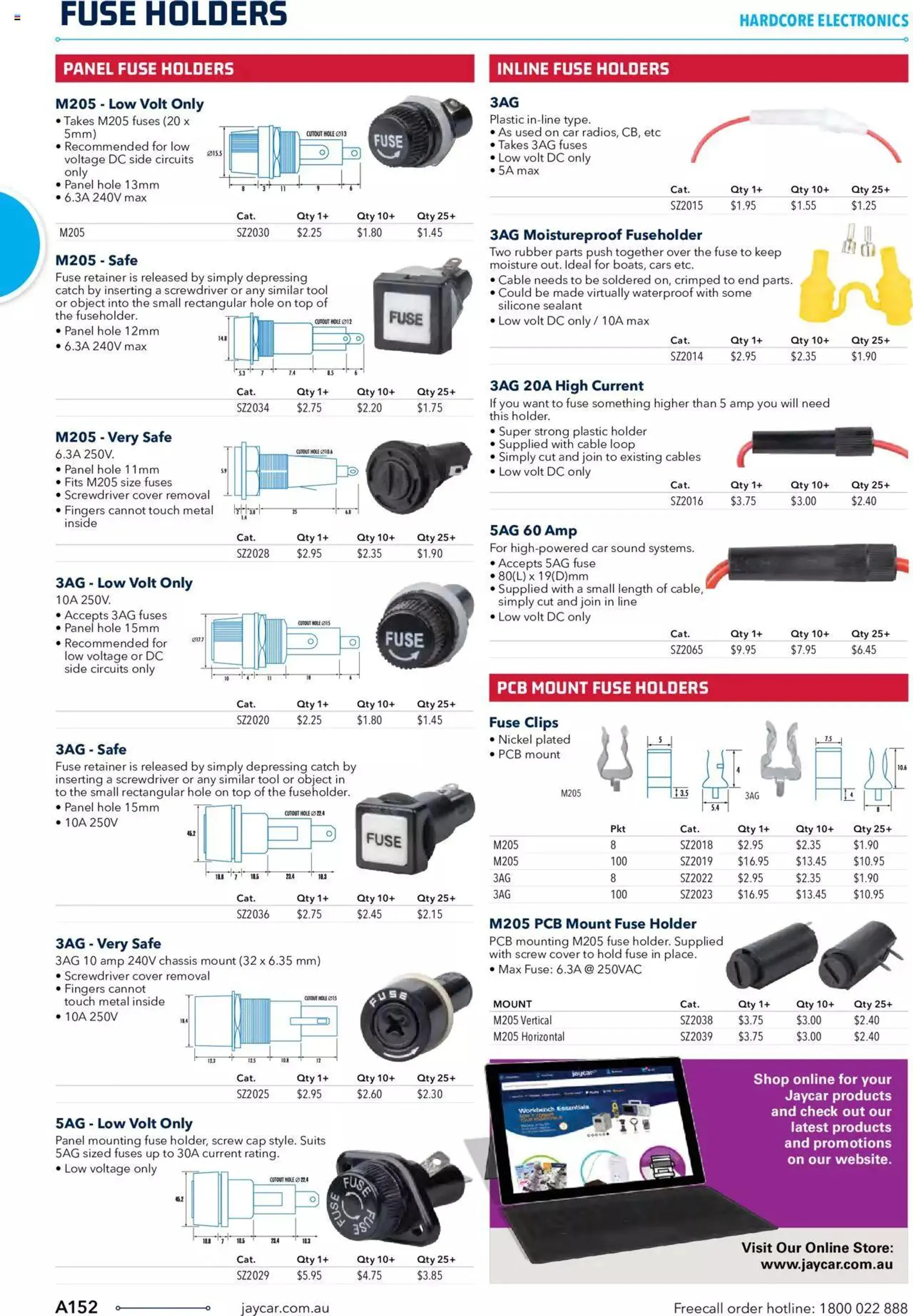 Jaycar Engineering And Scientific Catalogue Back - Catalogue valid from 27 October to 31 January 2024 - page 152