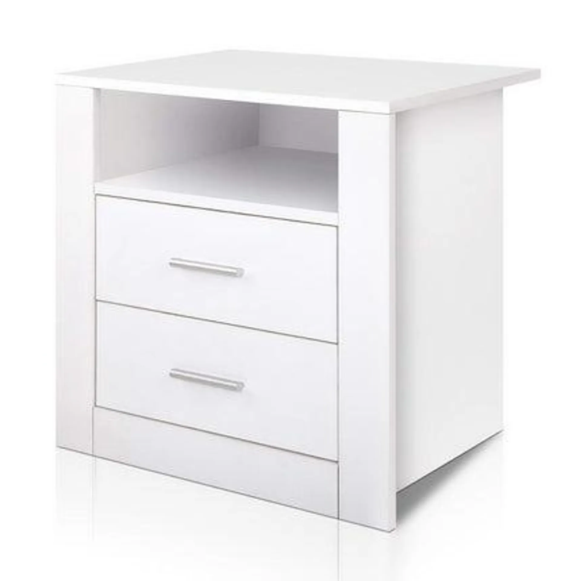 Bedside Tables Drawers Storage Cabinet Drawers Side Table White