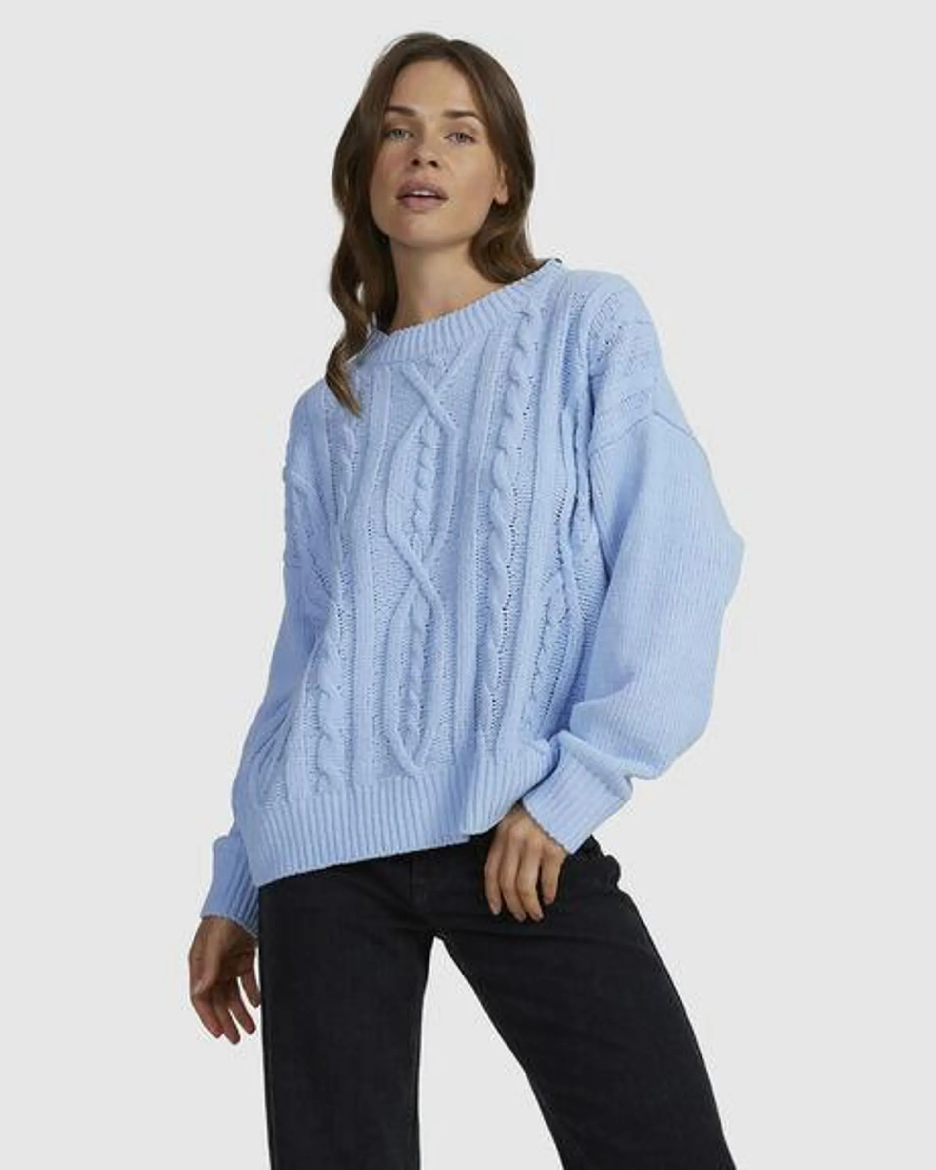 Missing The Waves - Ls Jumper For Women