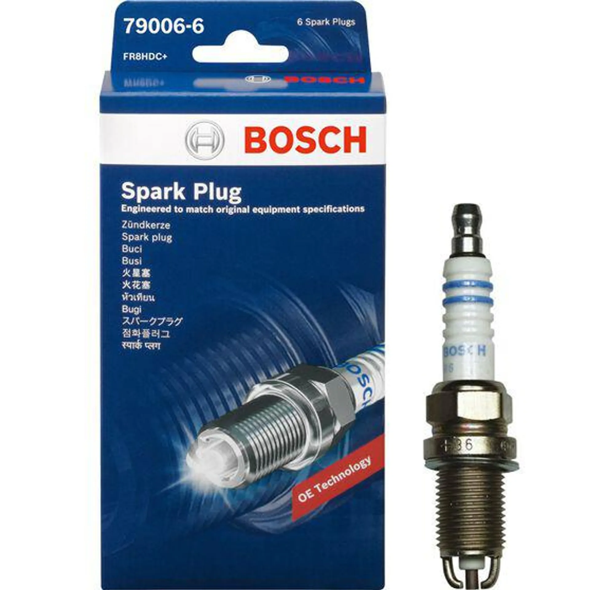 Bosch Spark Plug 79006-6 6 Pack