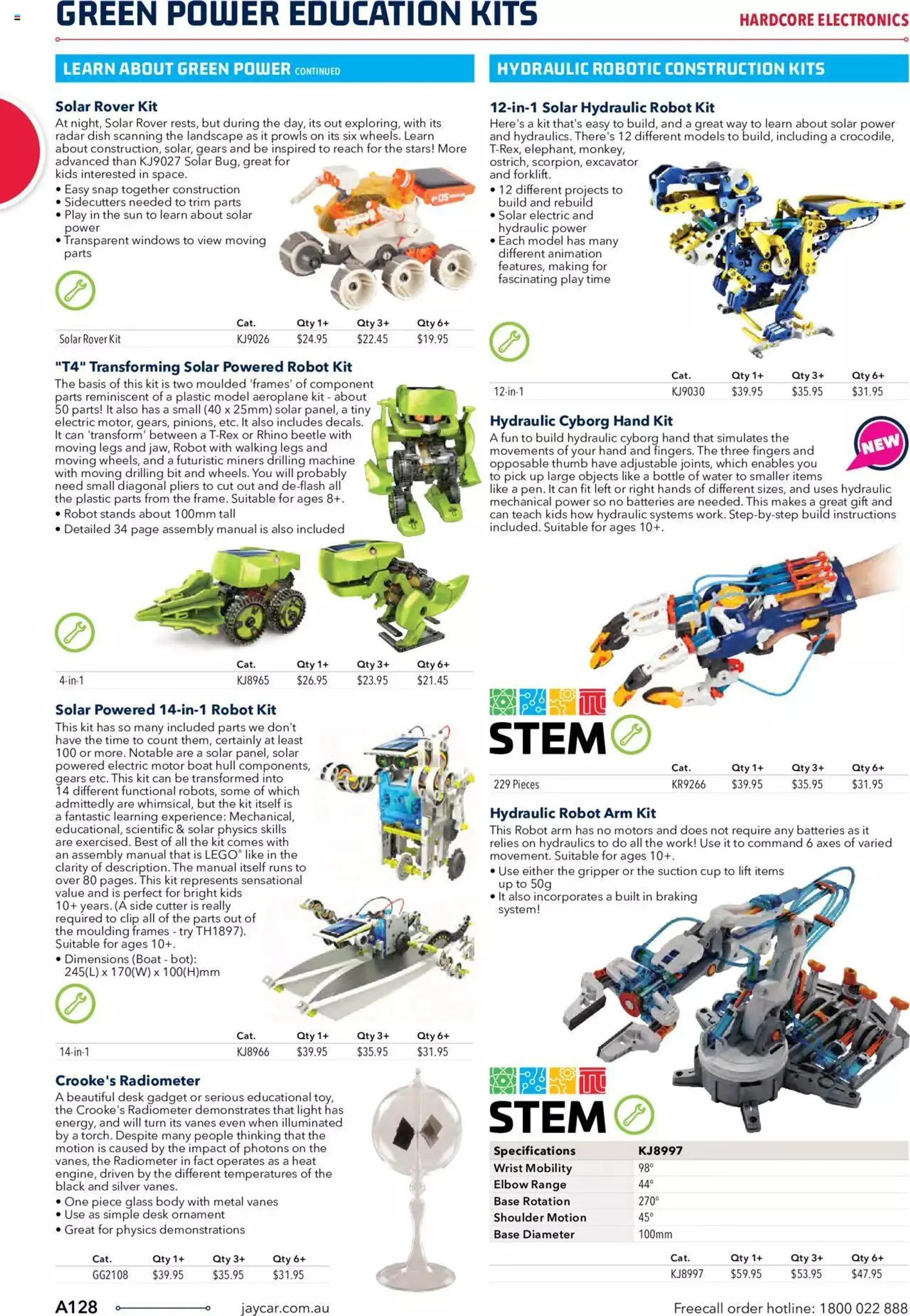 Jaycar Engineering And Scientific Catalogue Back - Catalogue valid from 27 October to 31 January 2024 - page 128