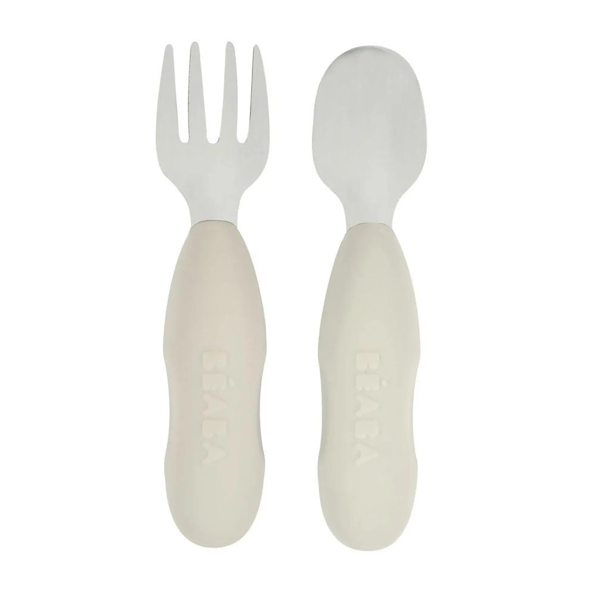 Beaba Fork & Spoon Stainless Steel Pre-Cutlery