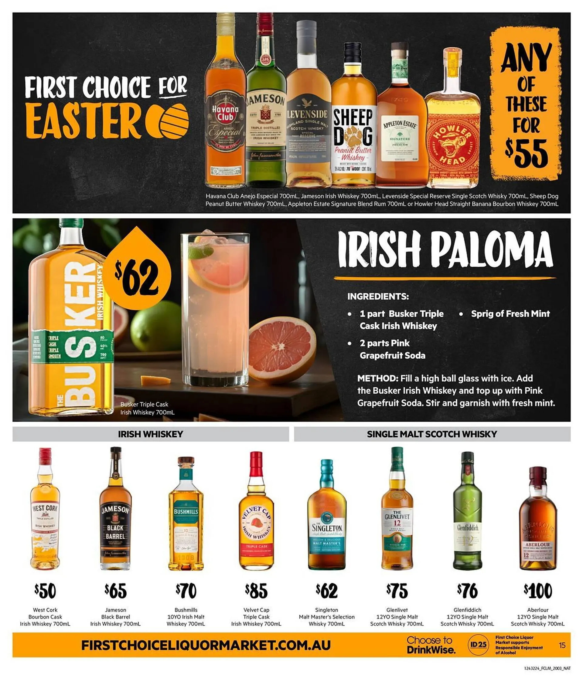 First Choice Liquor catalogue - Catalogue valid from 20 March to 2 April 2024 - page 15