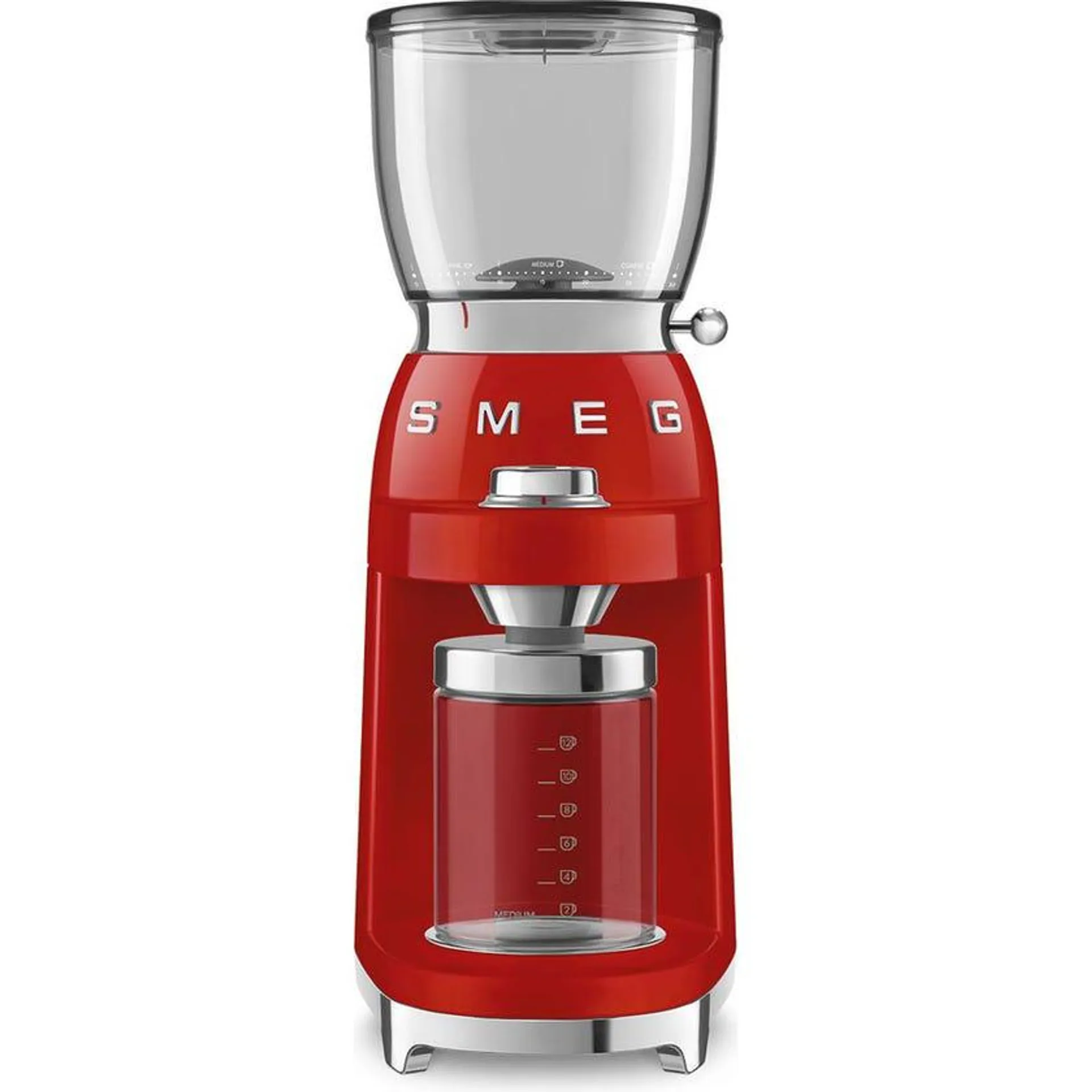 Smeg CGF01RDAU Red Coffee Grinder