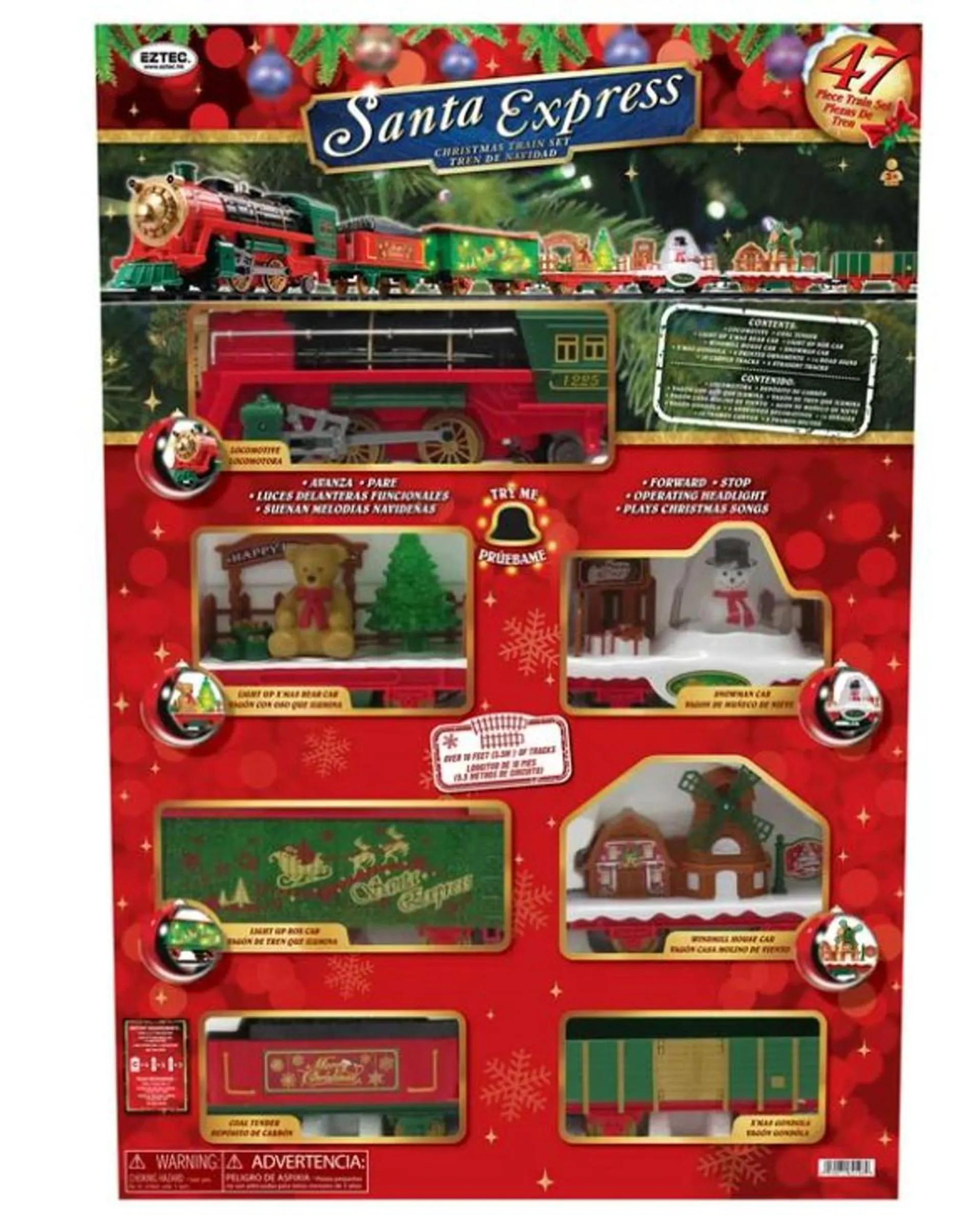 Santa Express Deluxe Christmas Train Set