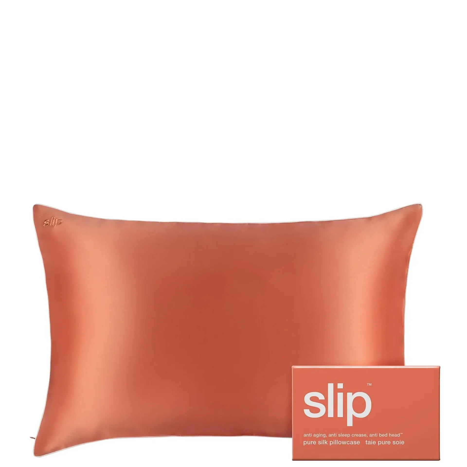 Slip Pure Silk Queen Pillowcase - Coral Sunset