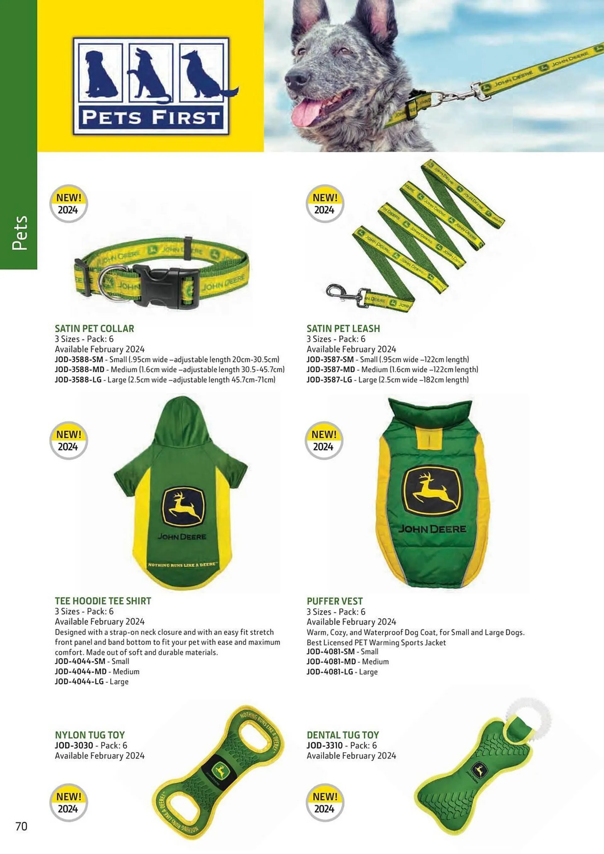 John Deere catalogue - Catalogue valid from 8 February to 31 December 2024 - page 70