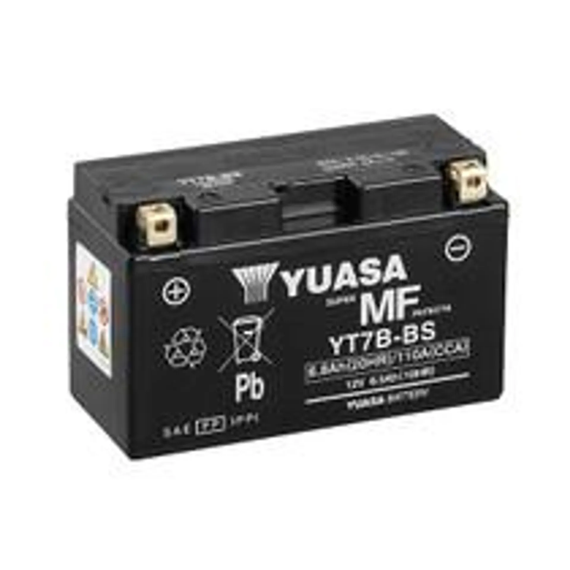 YT7BBSY Yuasa Motorcycle Battery