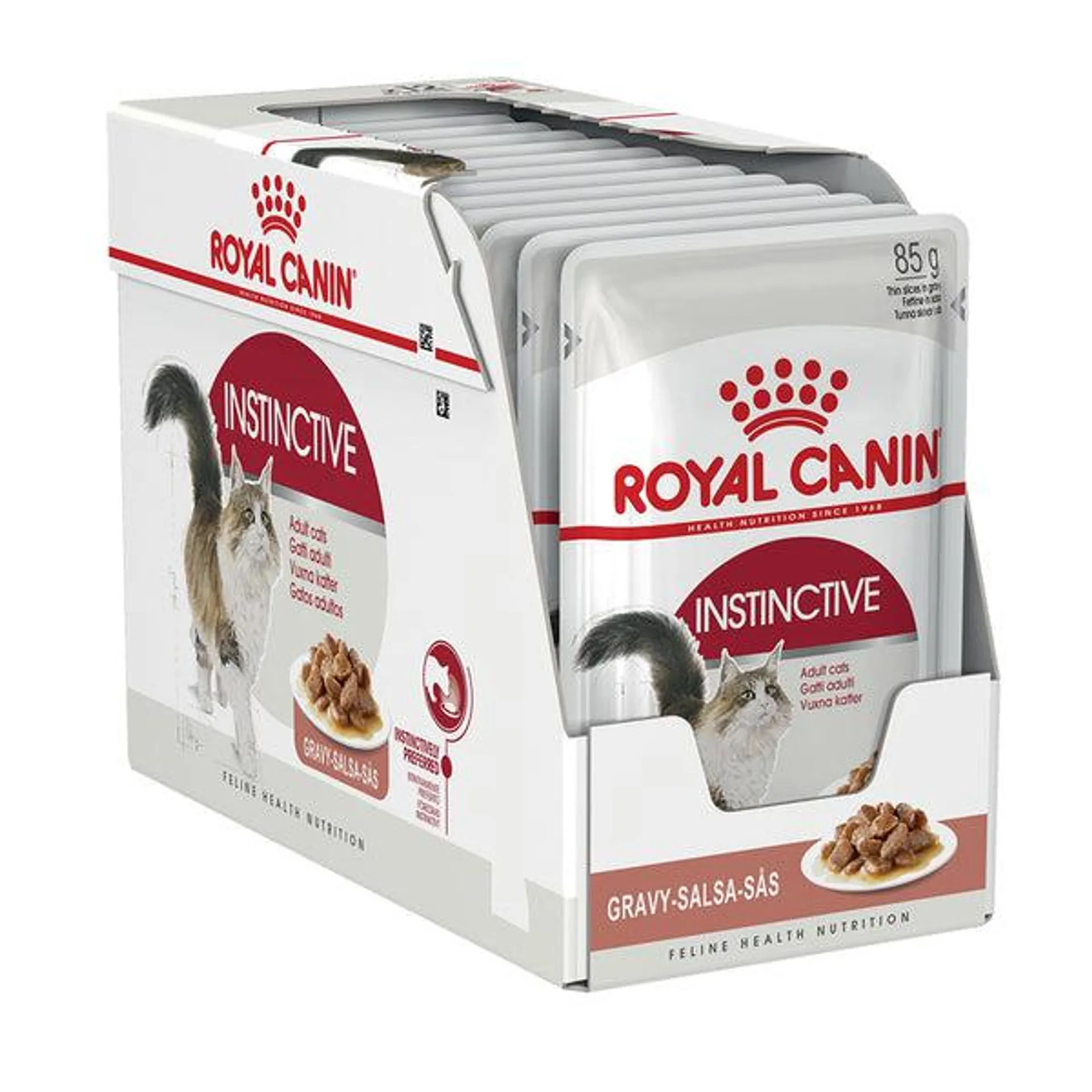 Royal Canin - Instinctive Gravy Adult Cat Wet Food (85g x 12pk)
