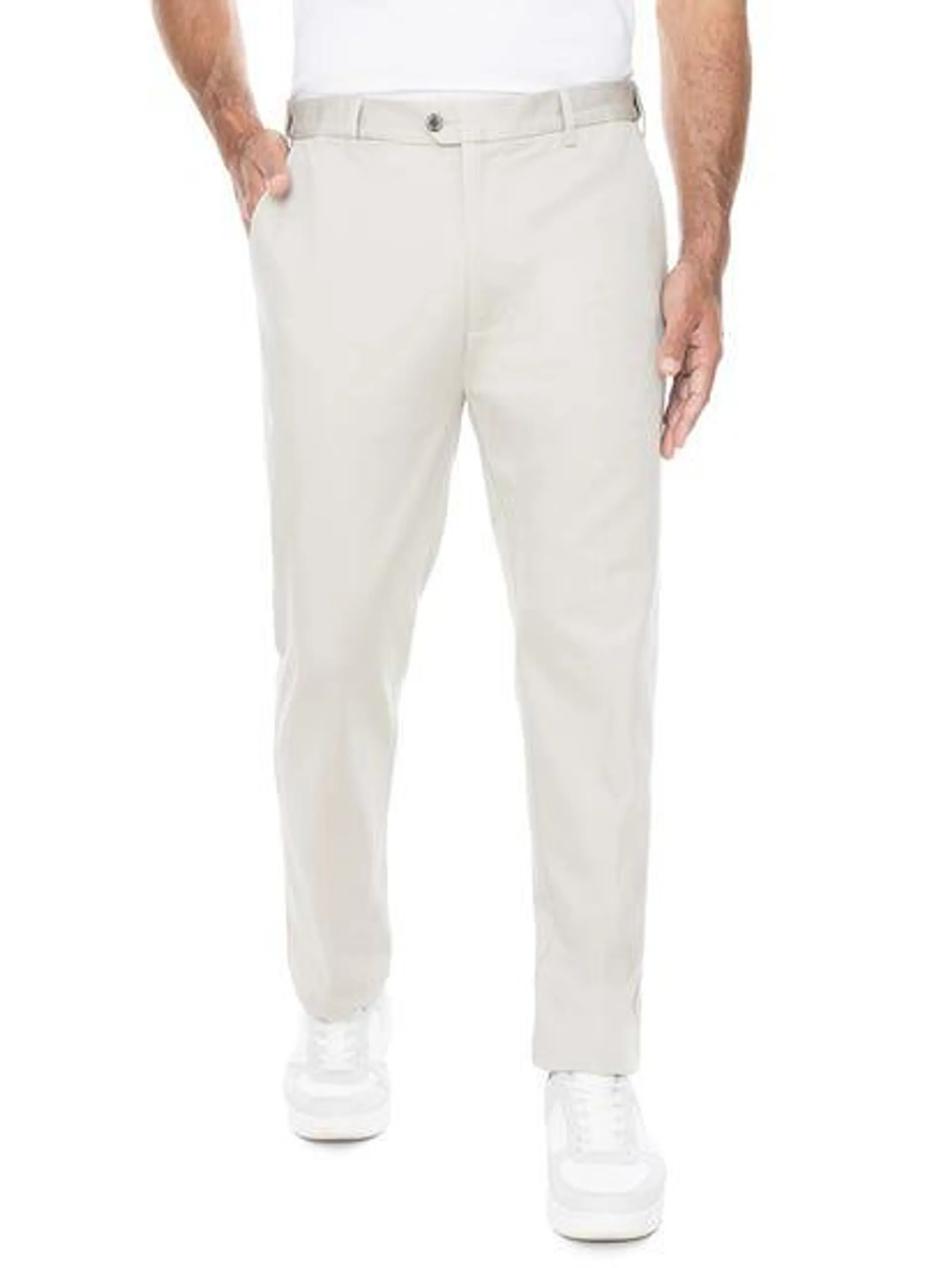 Stretch Chinos Stone - Regular Fit