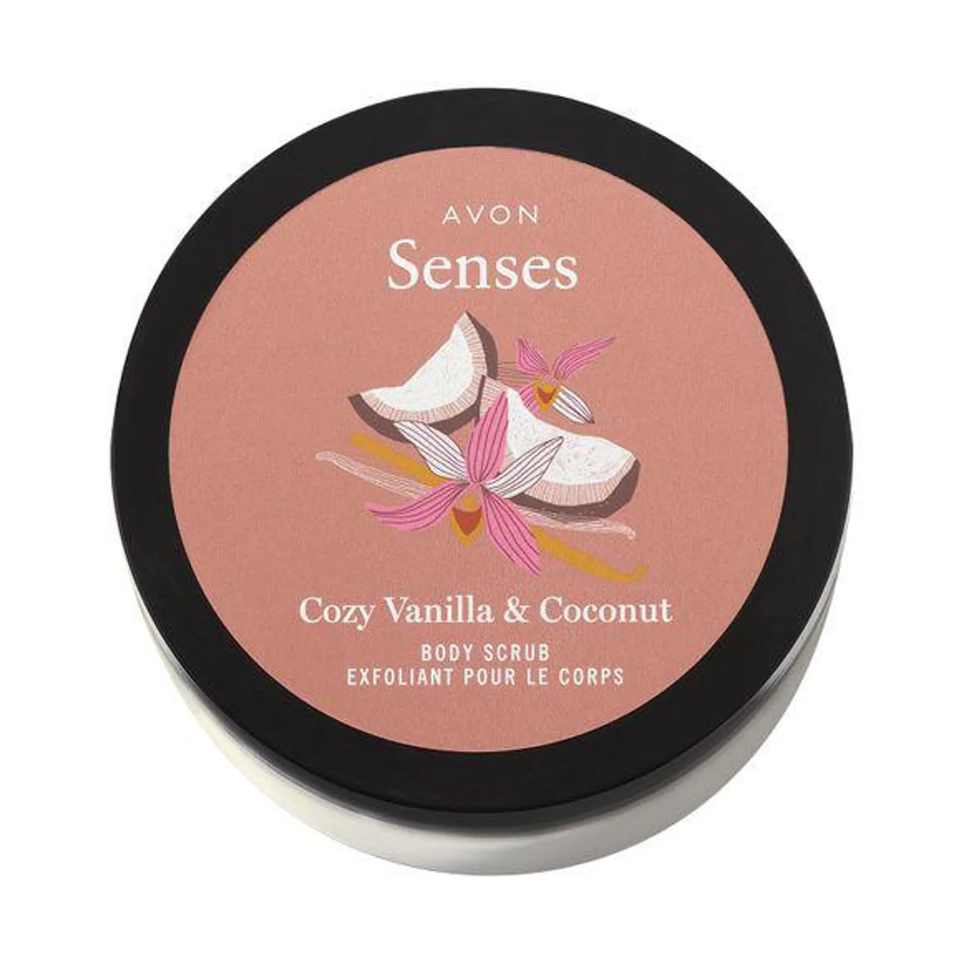 Avon Senses Cozy Vanilla & Coconut Body Scrub
