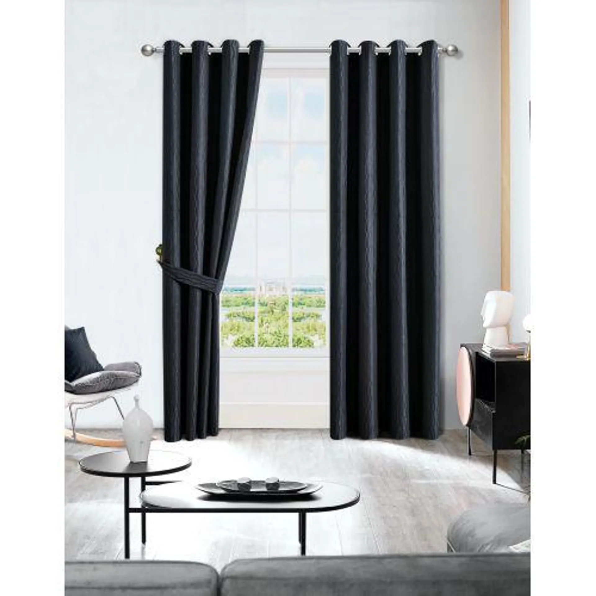 Flow Eyelet Blockout Curtain 3 Colours