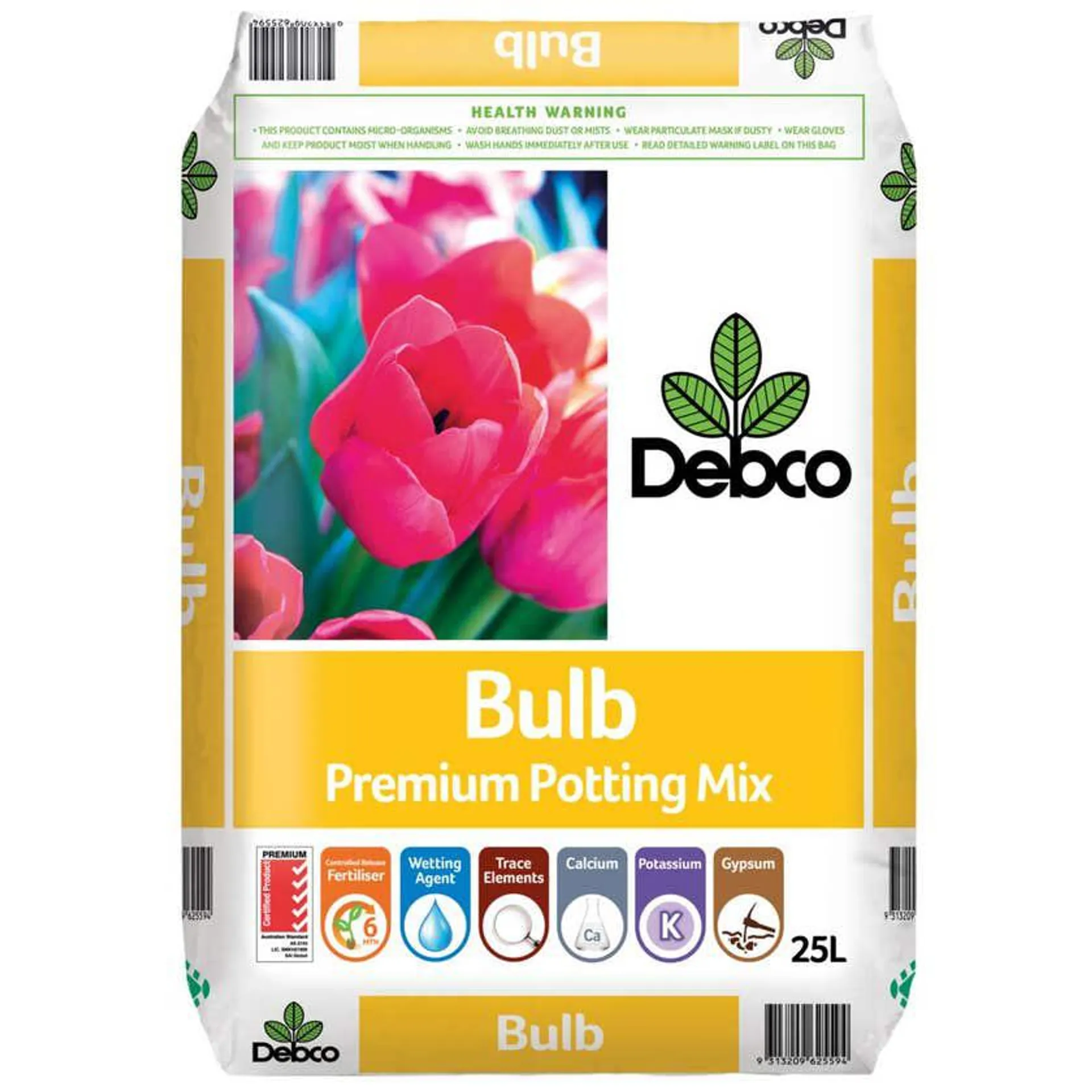 Debco Bulb Premium Potting Mix 25L