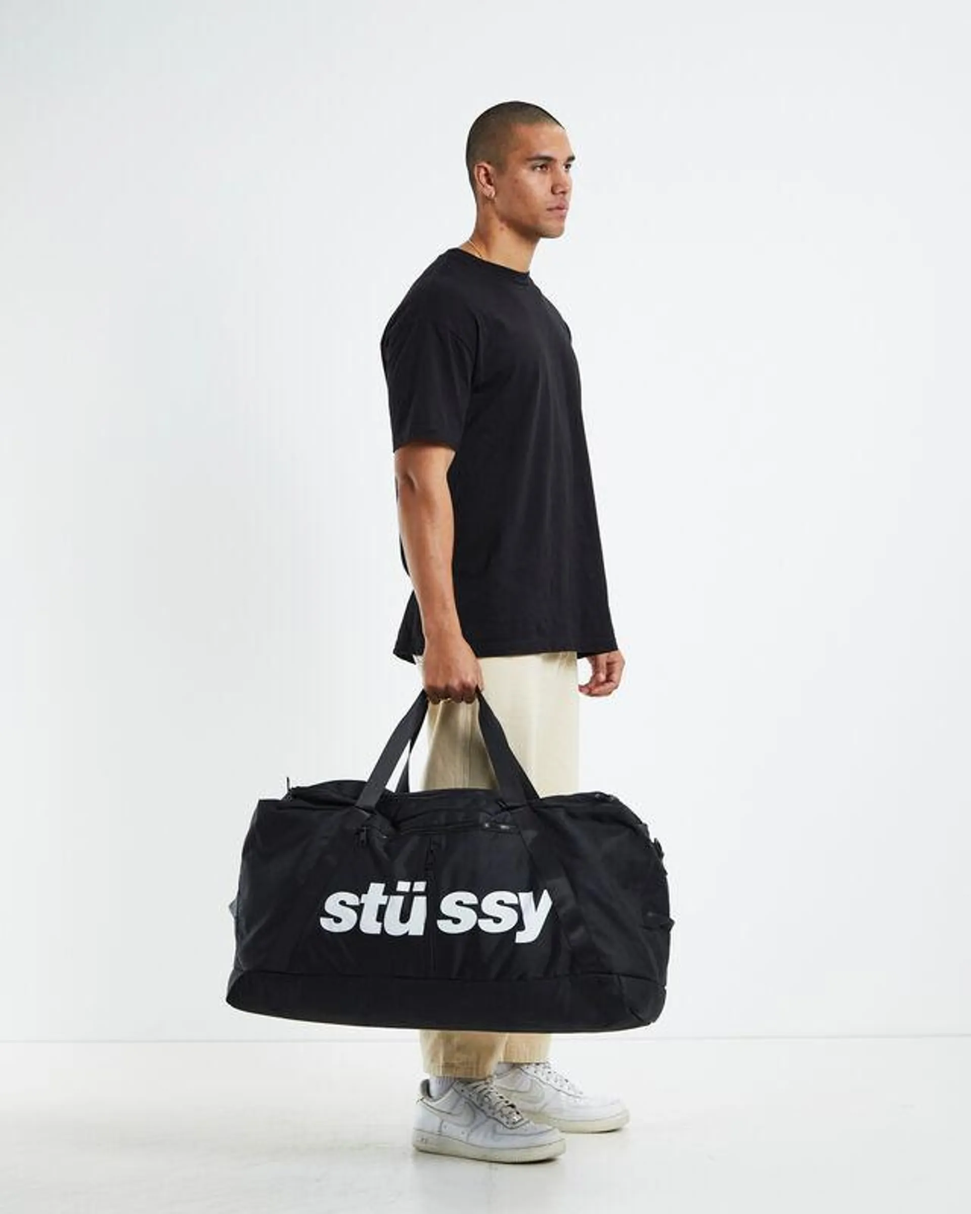 Italic Duffle Bag Black