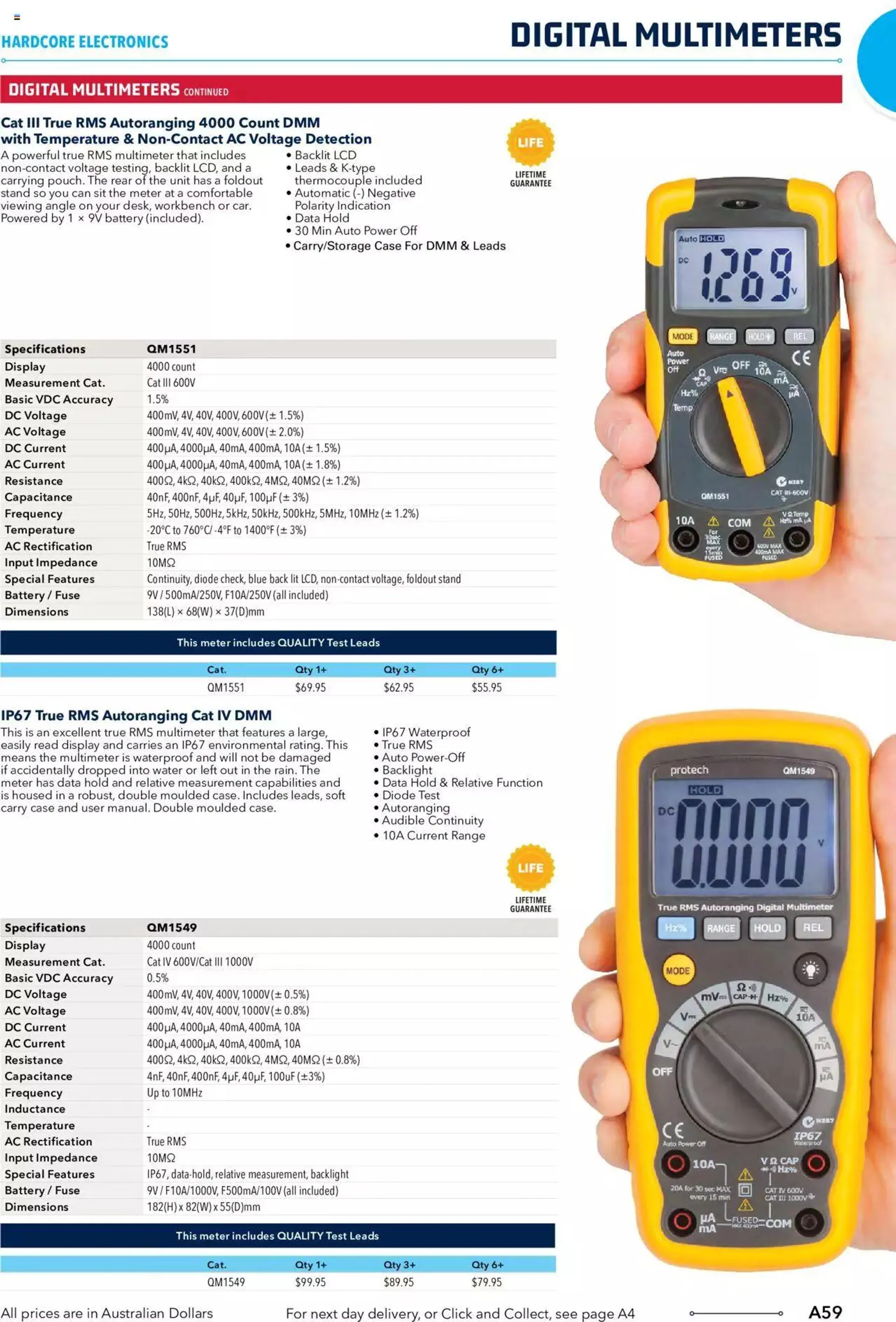 Jaycar Engineering And Scientific Catalogue Back - Catalogue valid from 27 October to 31 January 2024 - page 59