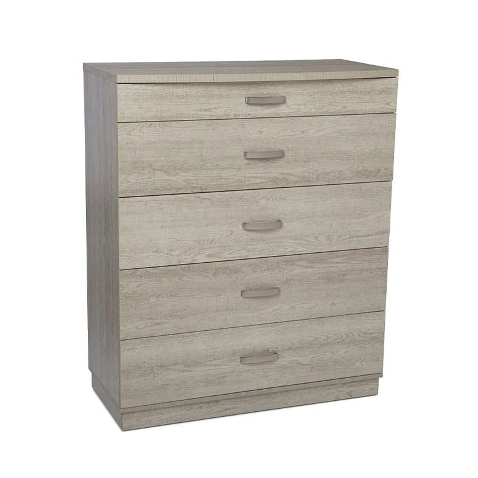 Argo Tallboy (5 Drawer), Rustic Ash