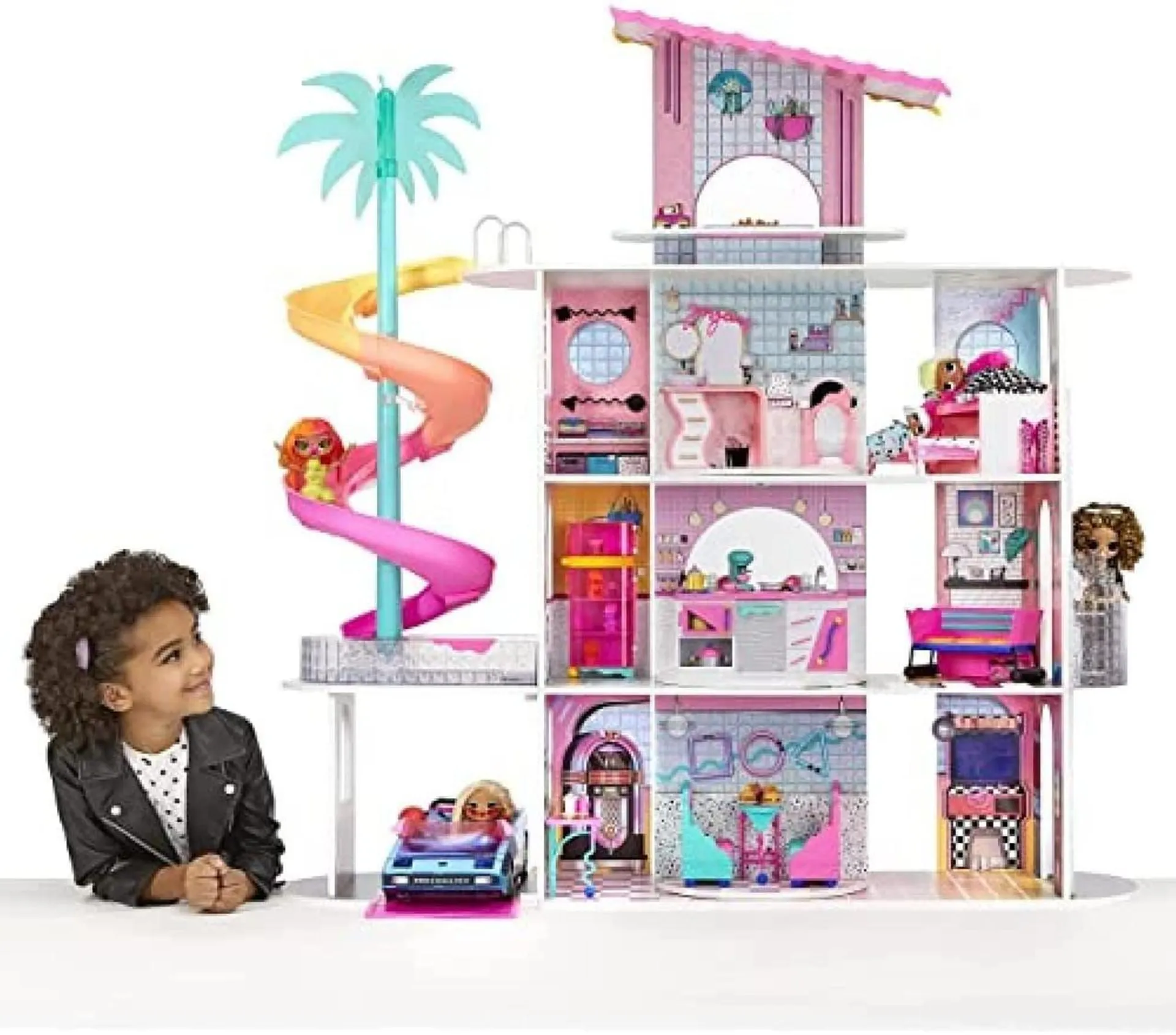 L.O.L. Surprise OMG House of Surprises New Real Wood Doll House