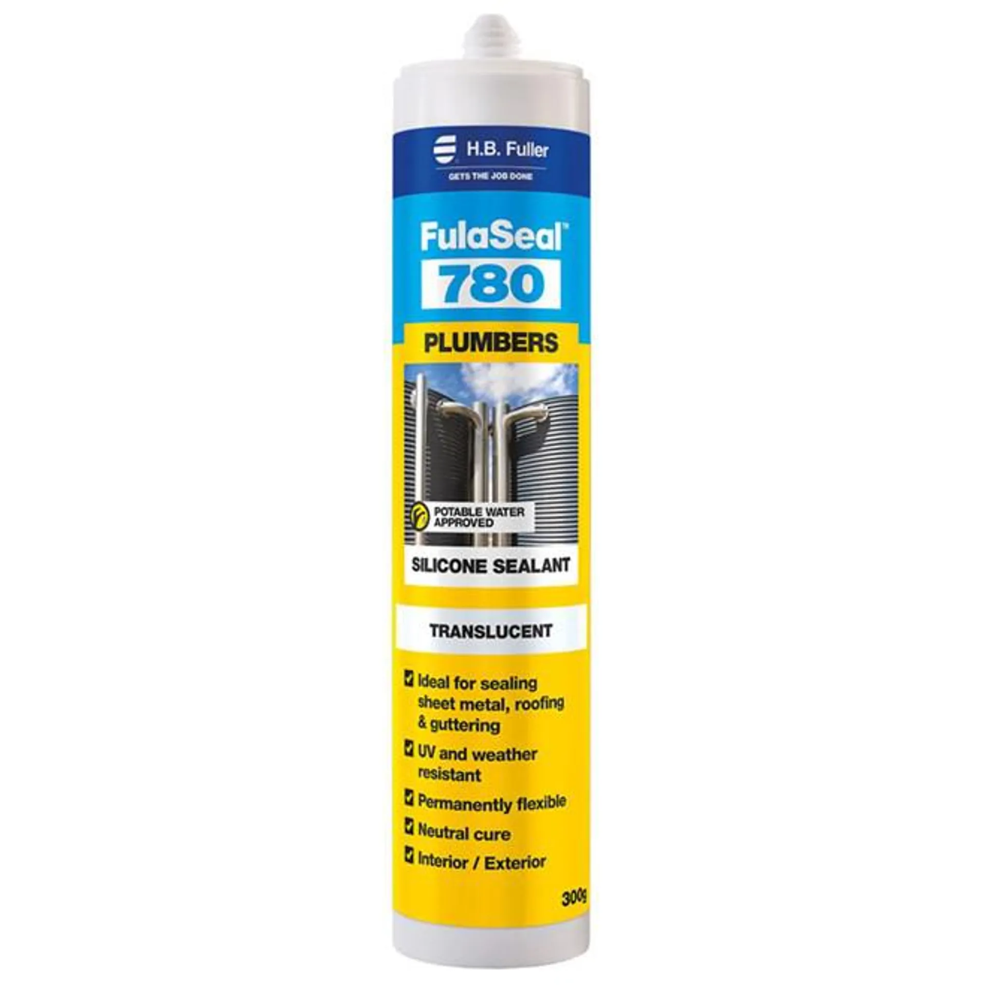 HB Fuller Fulaseal 780 Plumbers Silicone Translucent 300gm