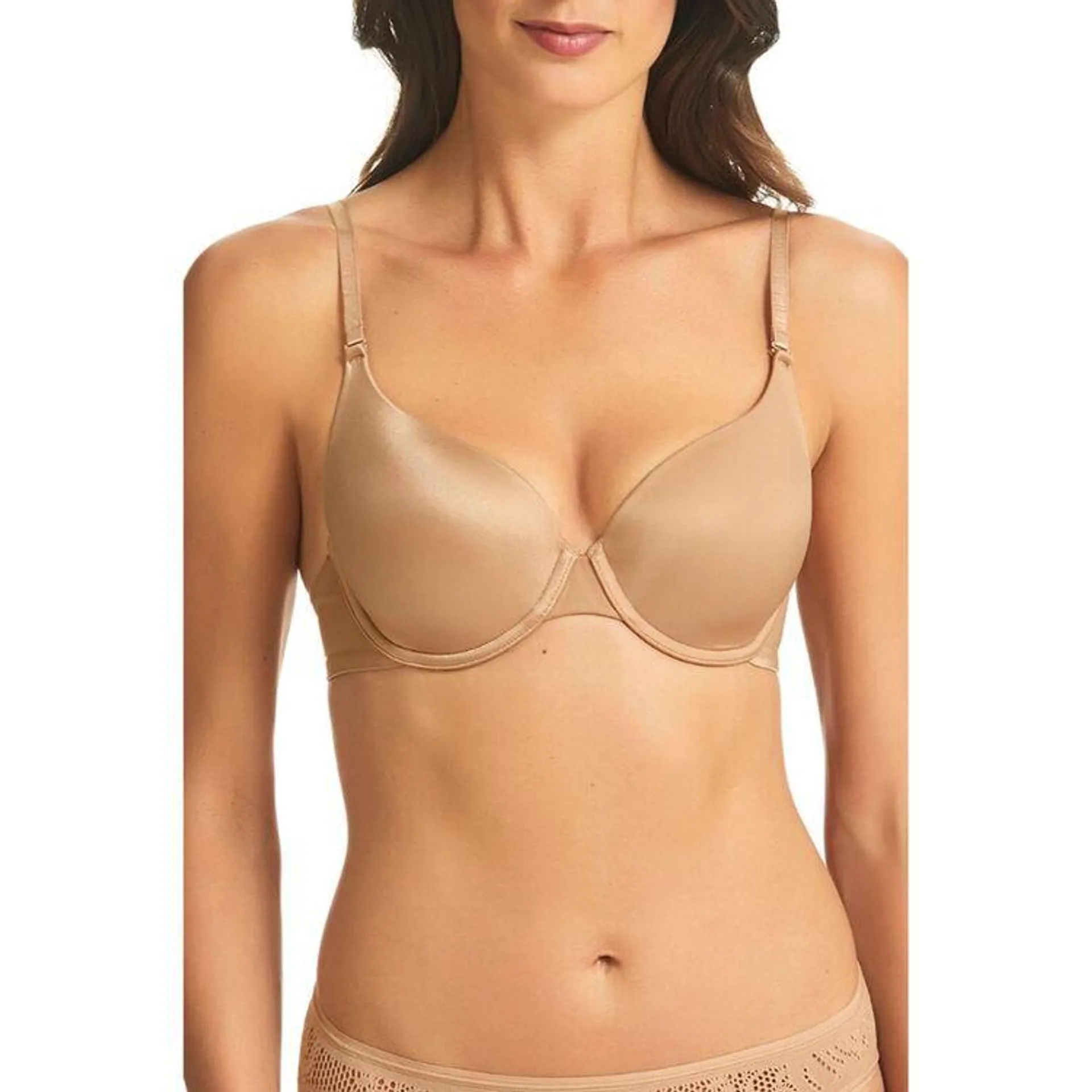 Fine Lines Women's 5 Way Moulded T-shirt Bra Nude