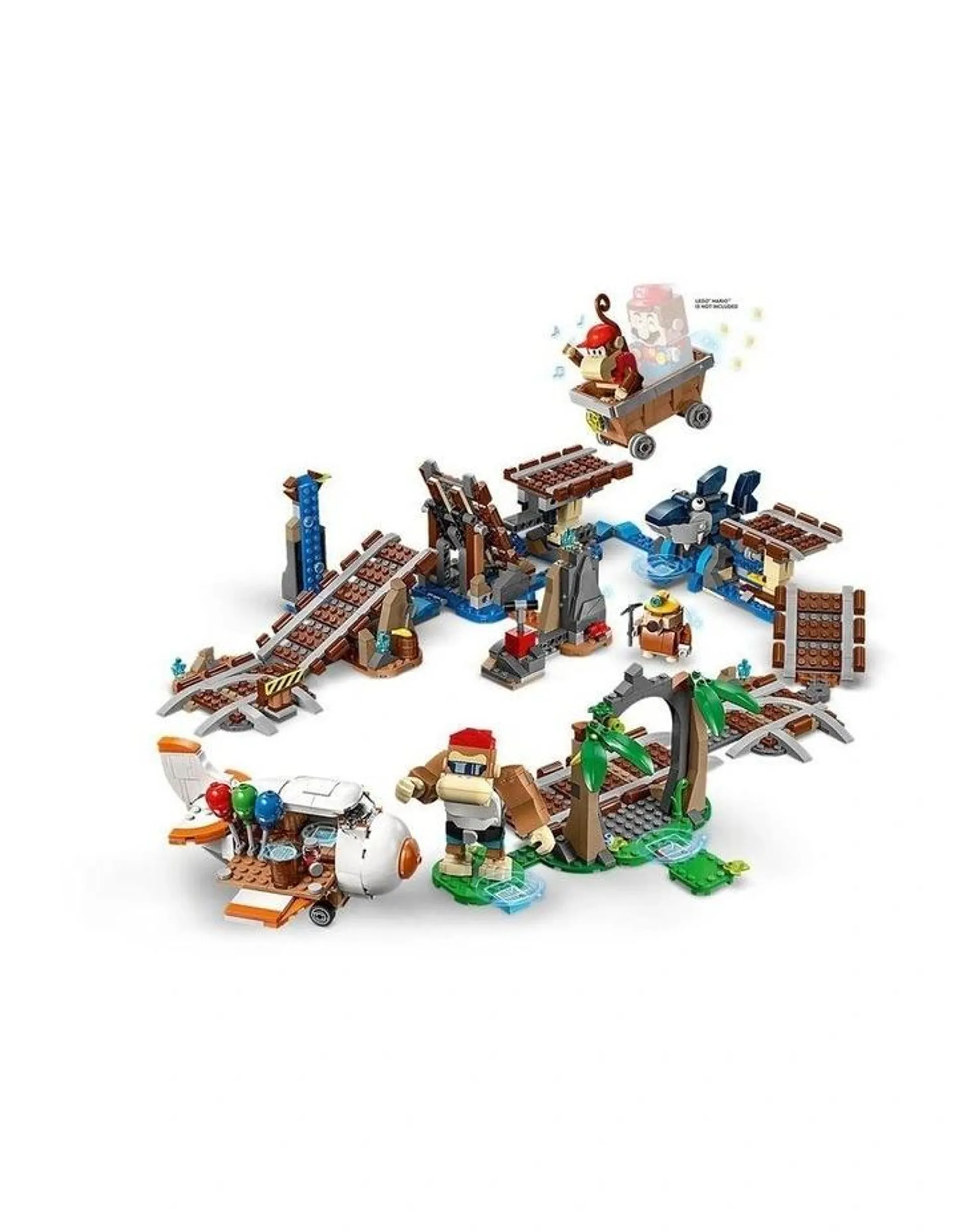 Super Mario Diddy Kong's Mine Cart Ride Expansion Set 71425
