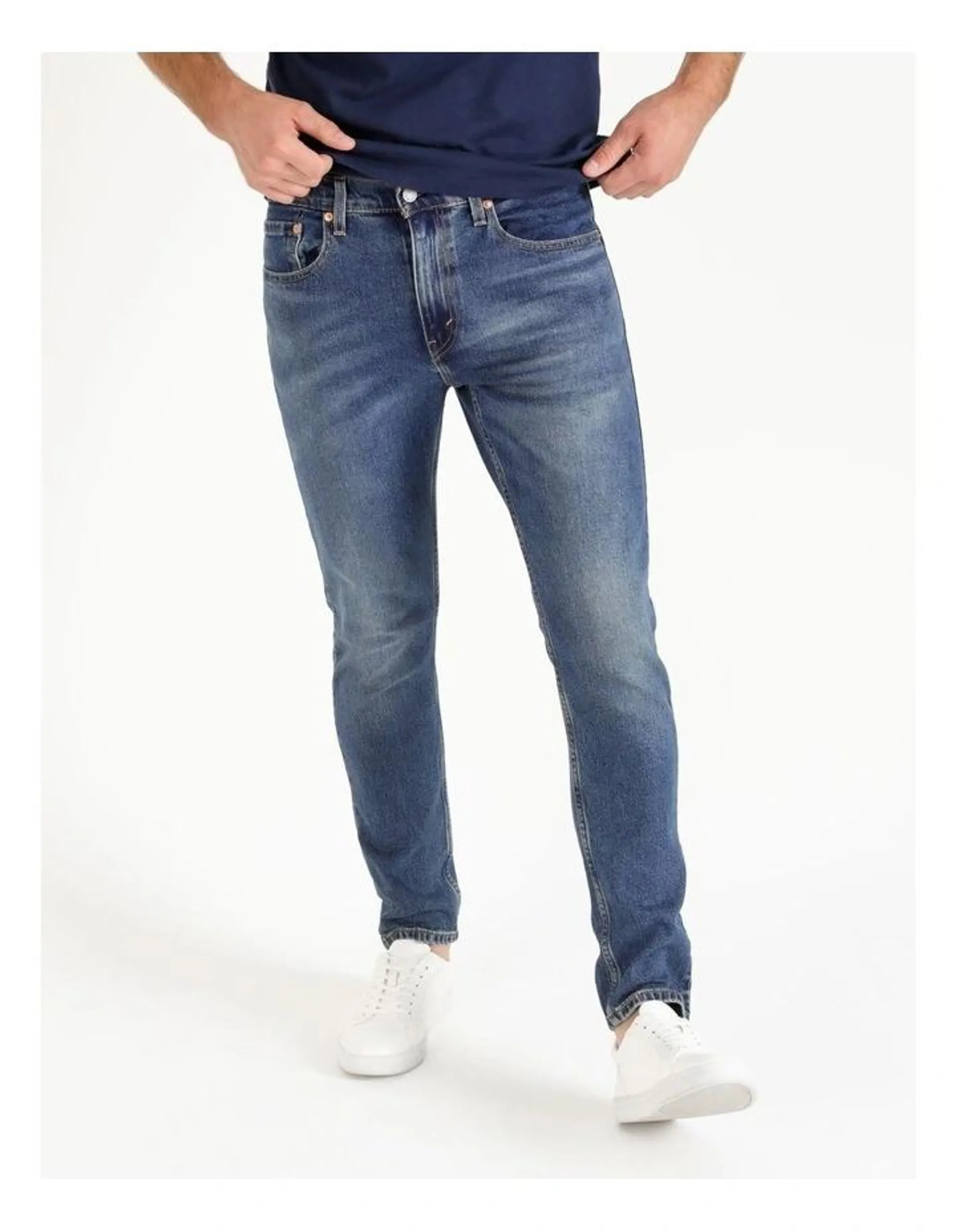 512 Tapered Slim Fit Jeans Mid Blues