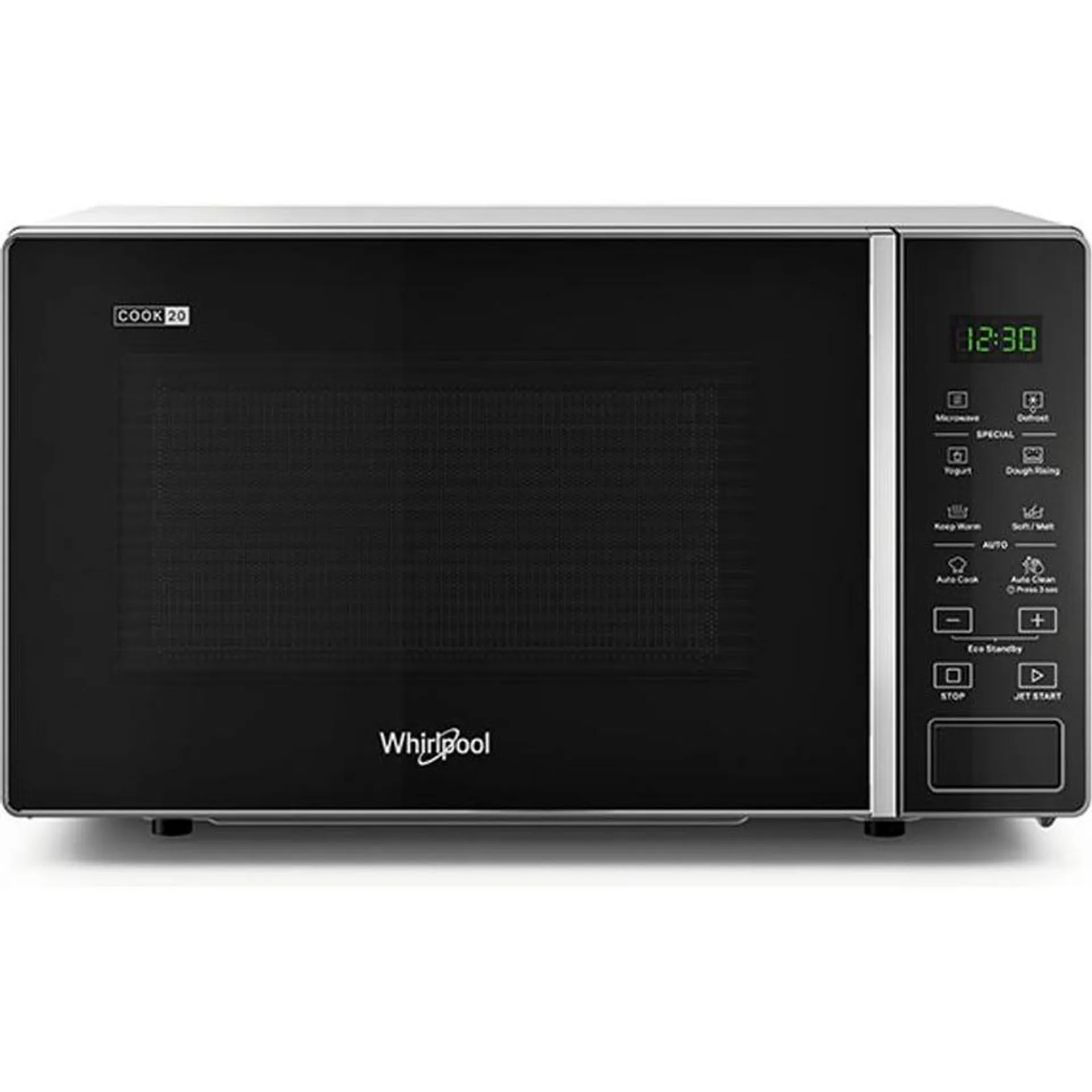 Whirlpool MWP201SB Solo 20L Black 700W Microwave