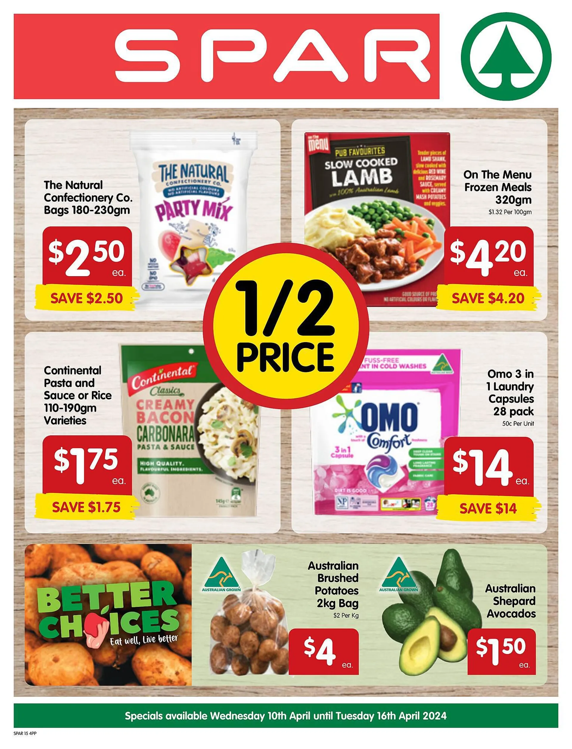 Spar catalogue - Catalogue valid from 10 April to 16 April 2024 - page 1