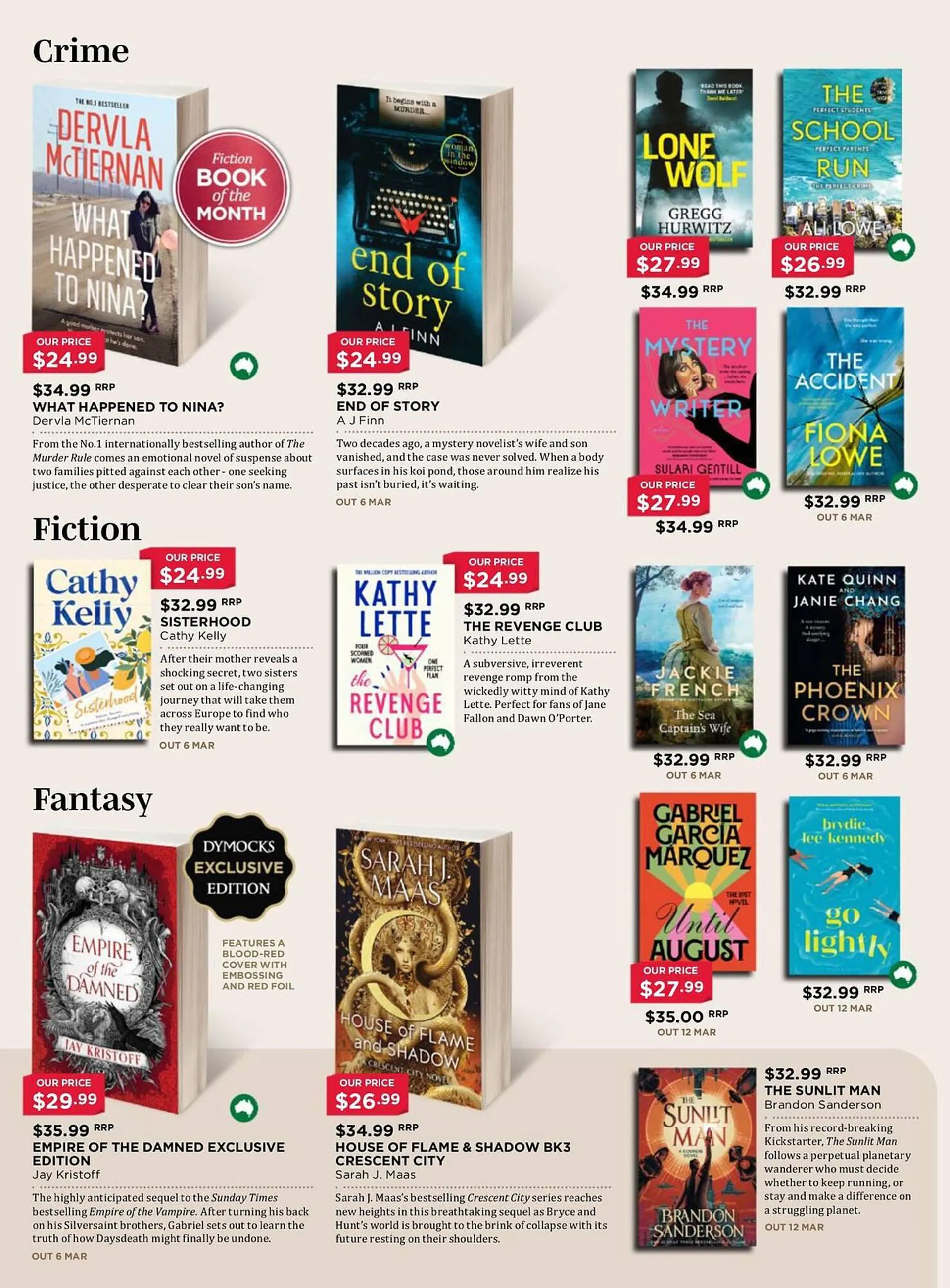 Dymocks catalogue - Catalogue valid from 29 February to 1 April 2024 - page 2