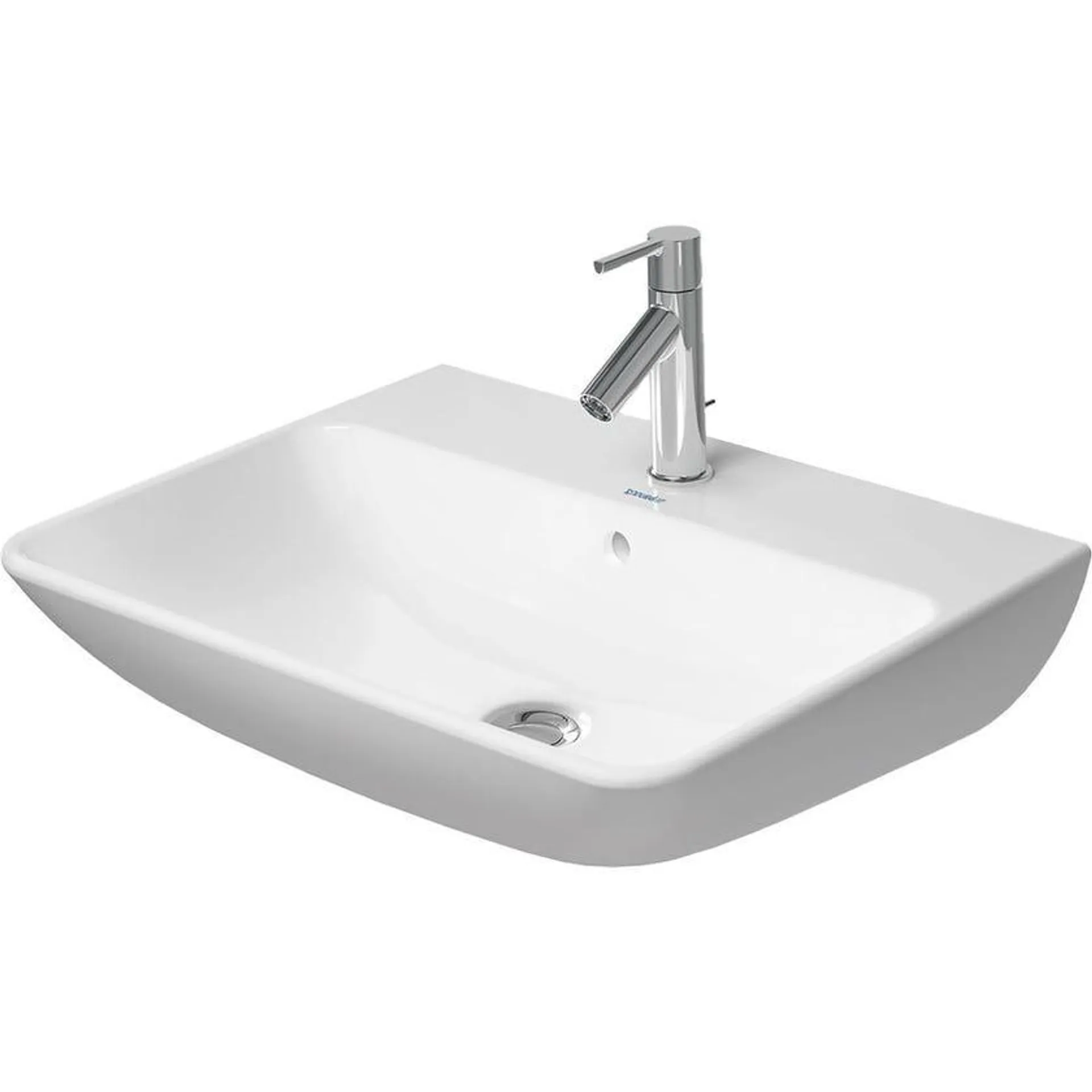 Duravit 0378550000P ME by Starck Semi Recessed Basin with Taphole