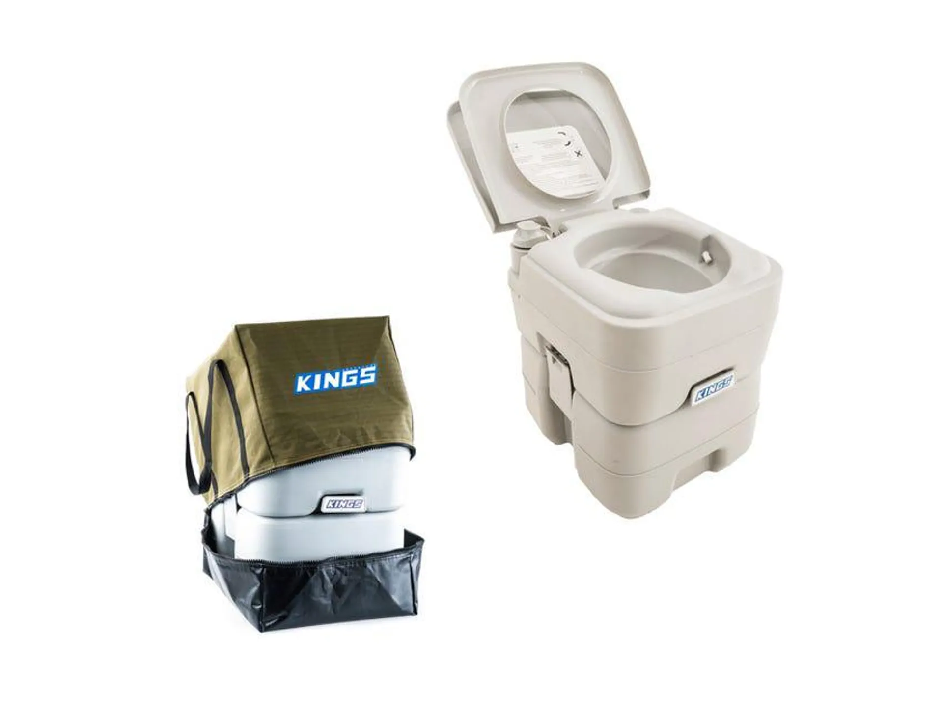 Adventure Kings Portable Camping Toilet + Camping Toilet Bag