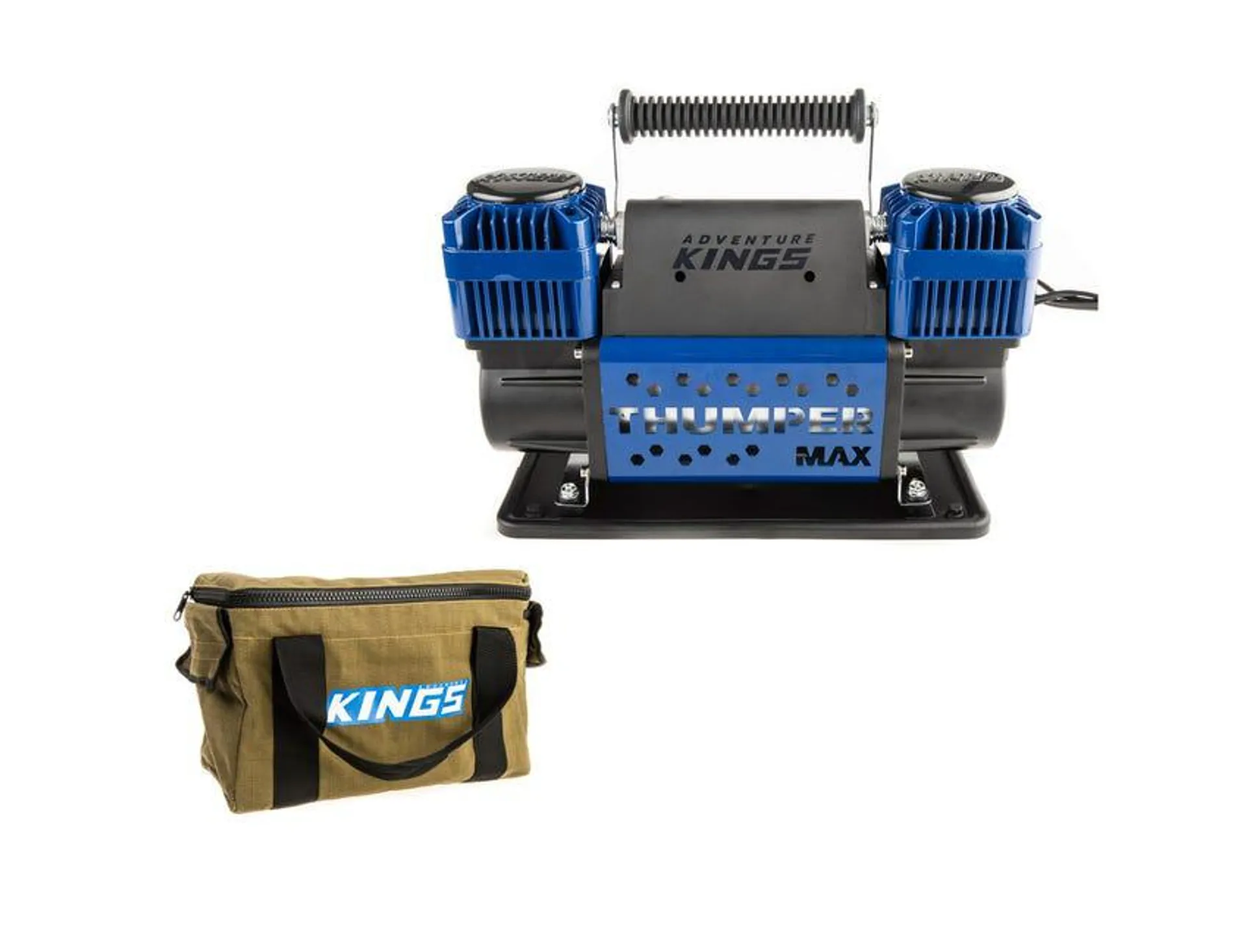 Thumper Max Dual Air Compressor + Adventure Kings Canvas Thumper Bag